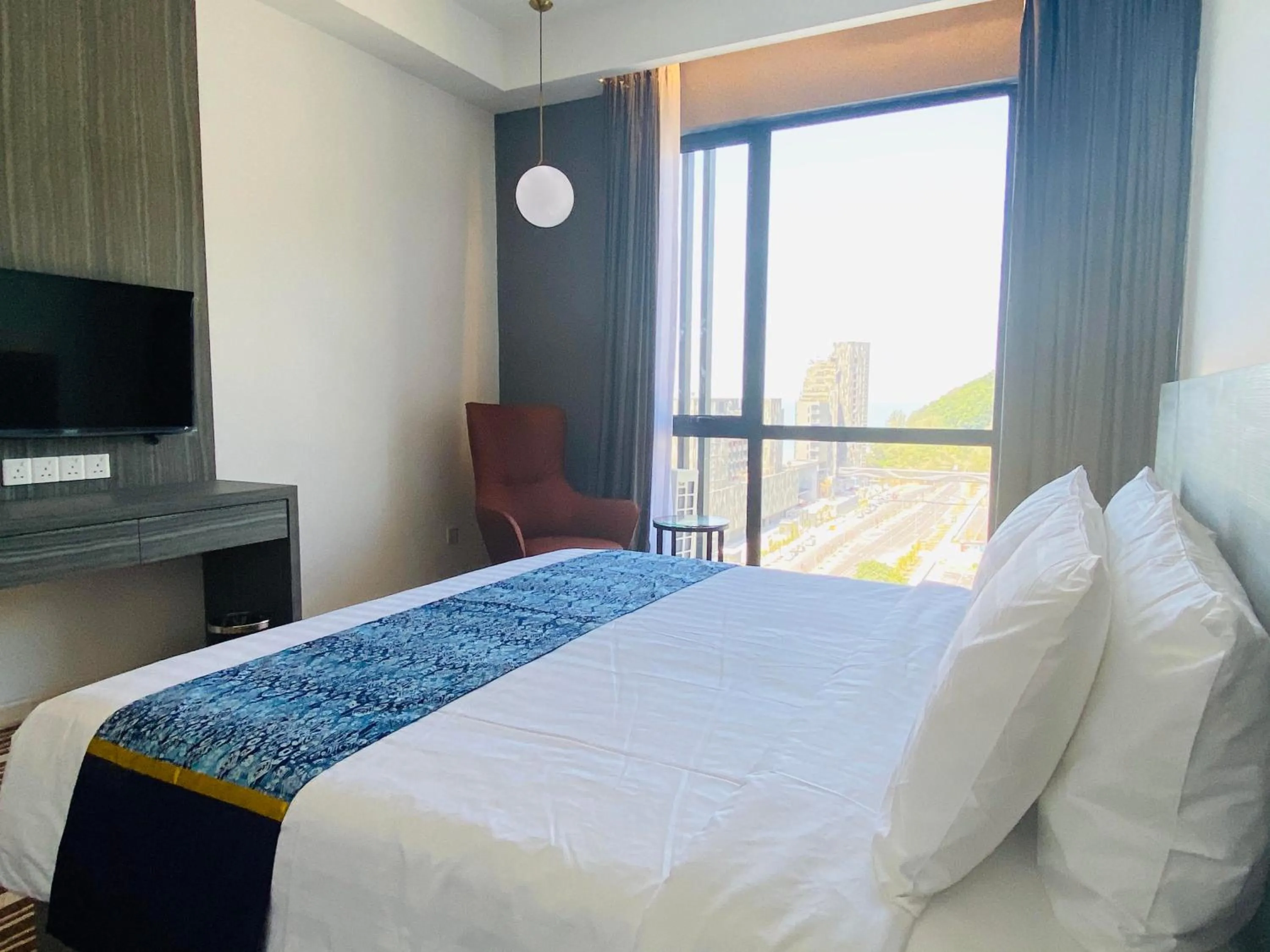 Bed in Bahang Bay Hotel