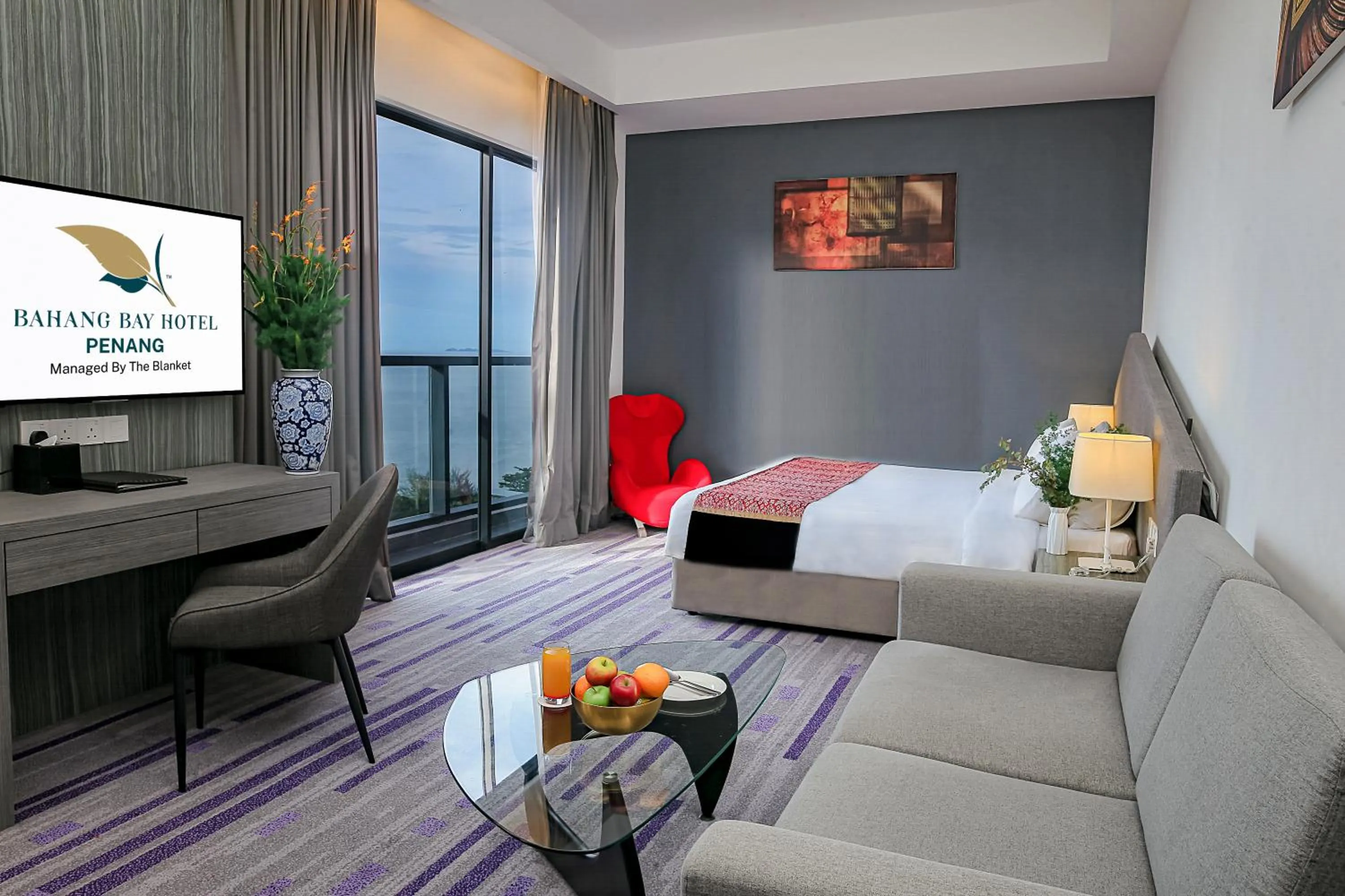 Bed in Bahang Bay Hotel