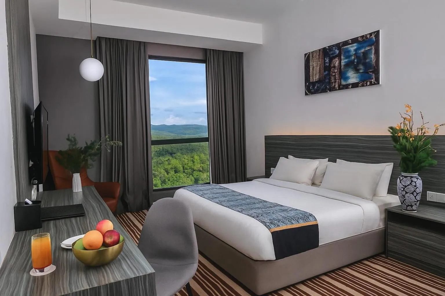 Bed in Bahang Bay Hotel