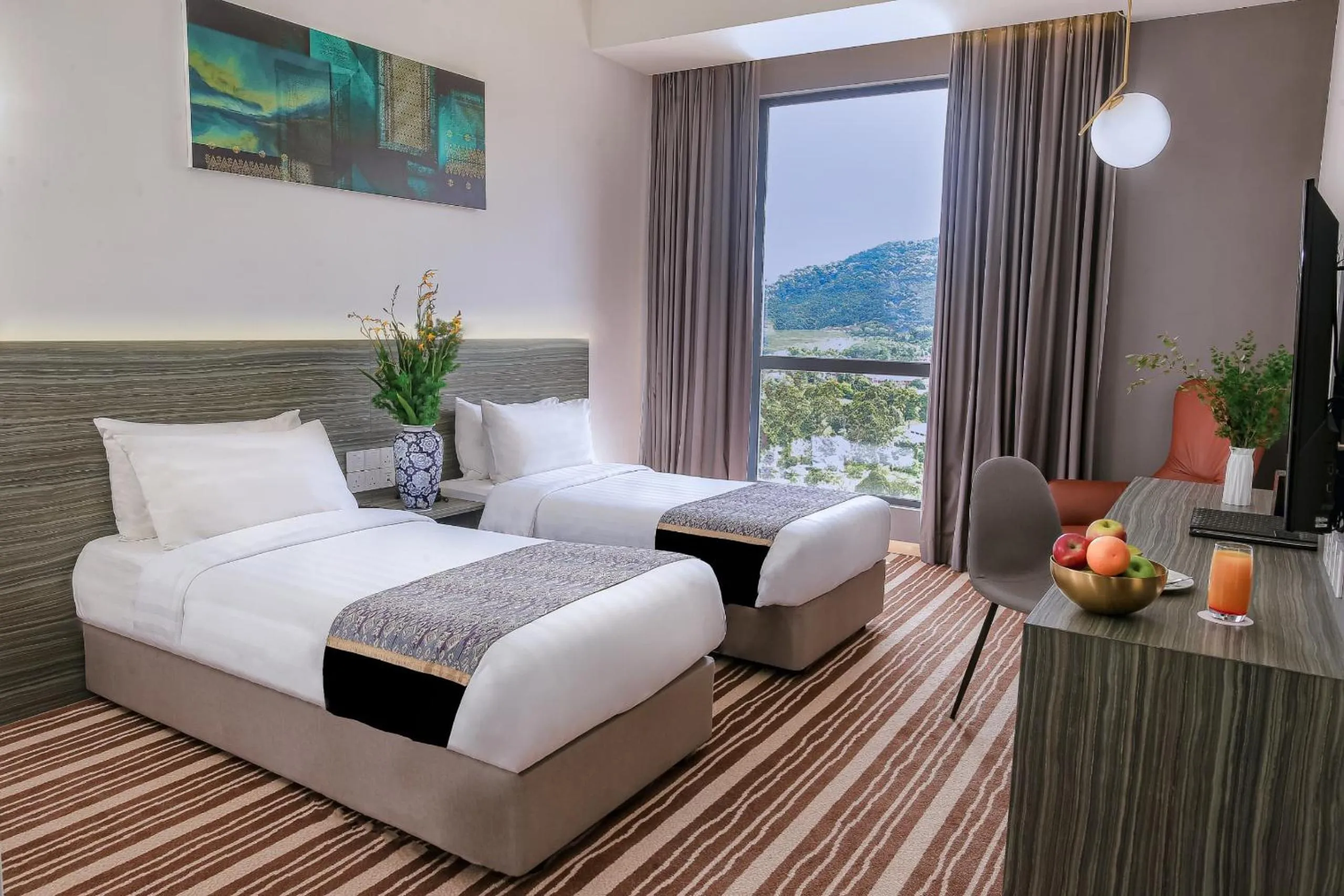 Bed in Bahang Bay Hotel