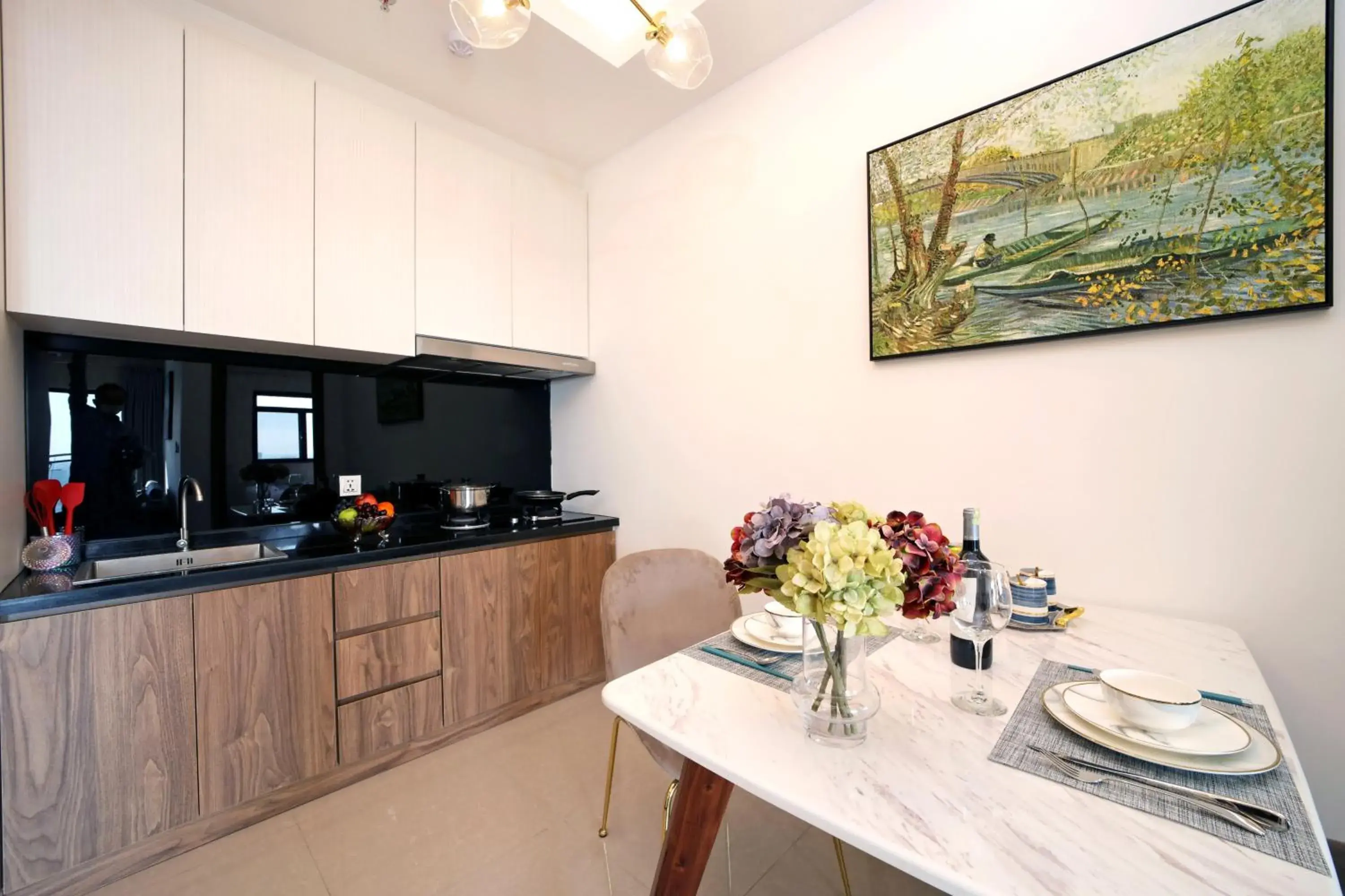 Kitchen or kitchenette in Sky Tree Hotel by New World Hospitality Kitchen or kitchenette in Sky Tree Hotel by New World Hospitality