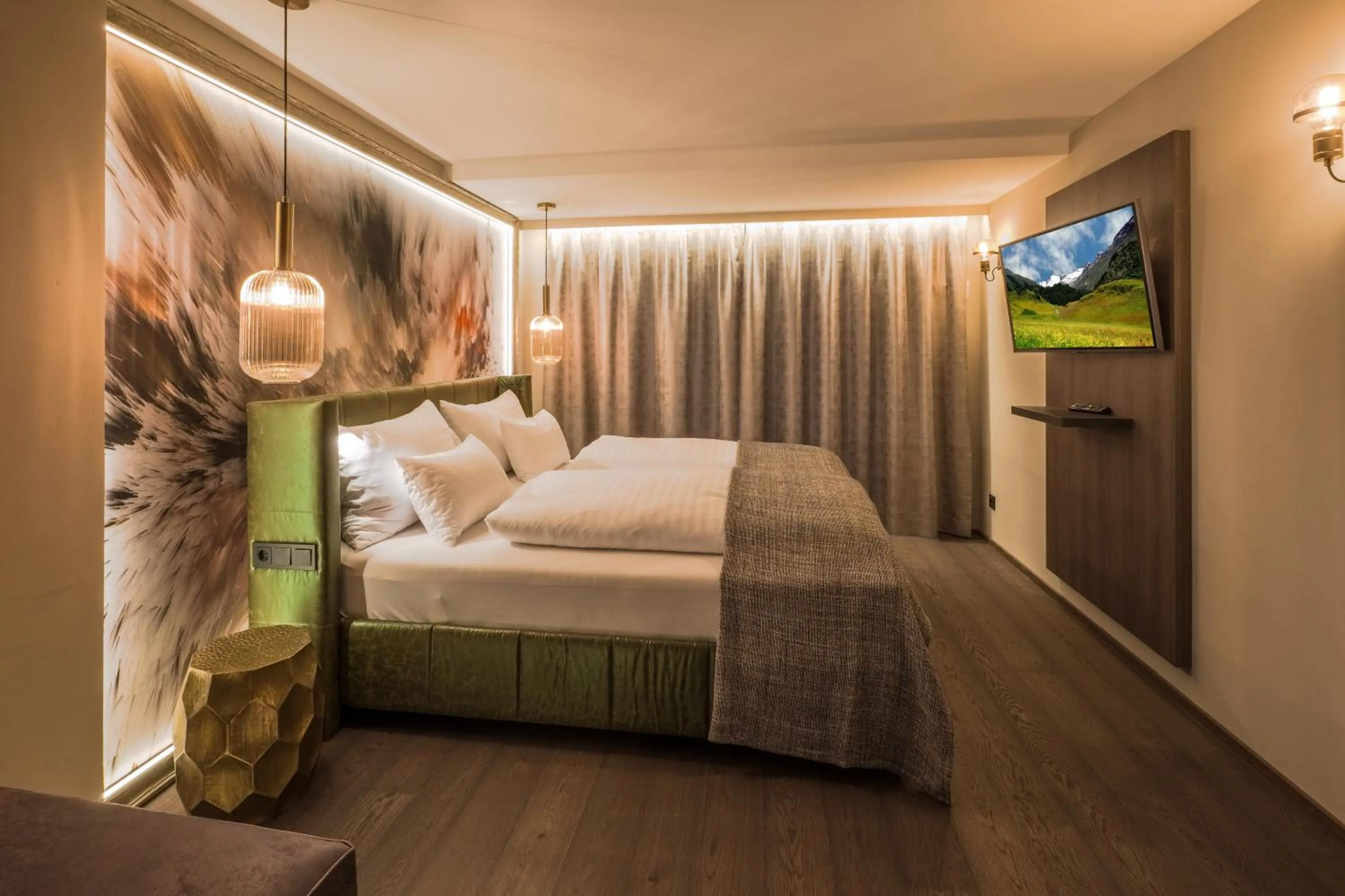 Bedroom, Bed in VIER Studios & Restaurant