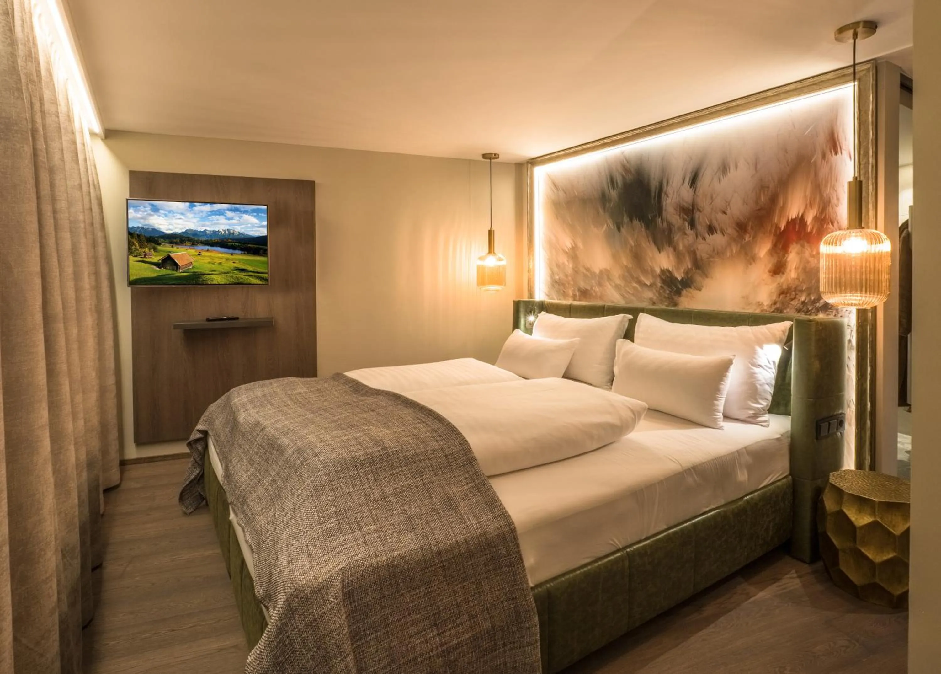 Bedroom, Bed in VIER Studios & Restaurant