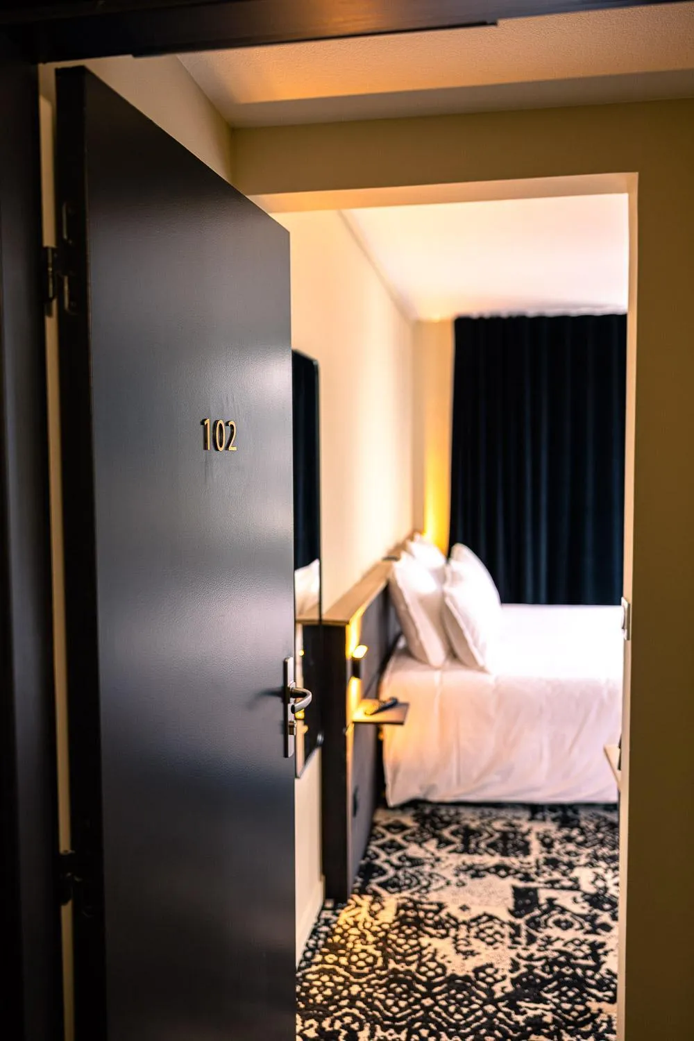 Bedroom, Bed in Logis Hôtel & Restaurant Le Vert Bocage