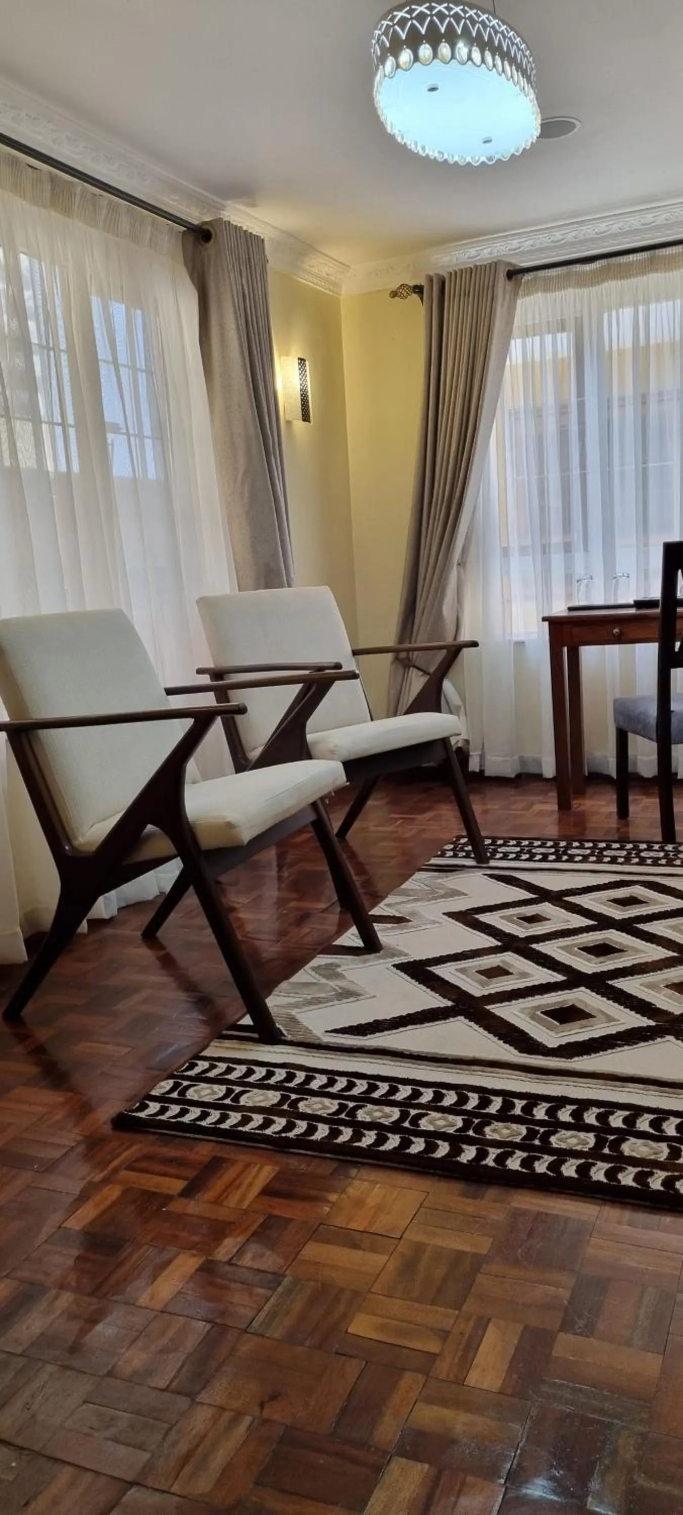 Seating area in Asyana Gardens