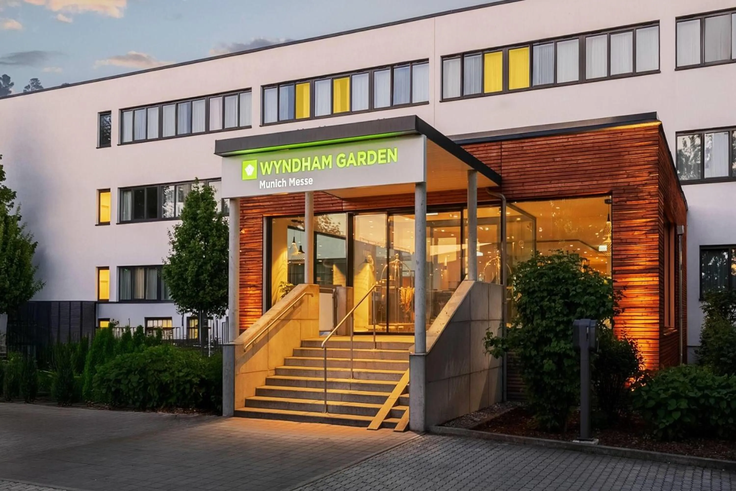 Property building in Wyndham Garden Munich Messe