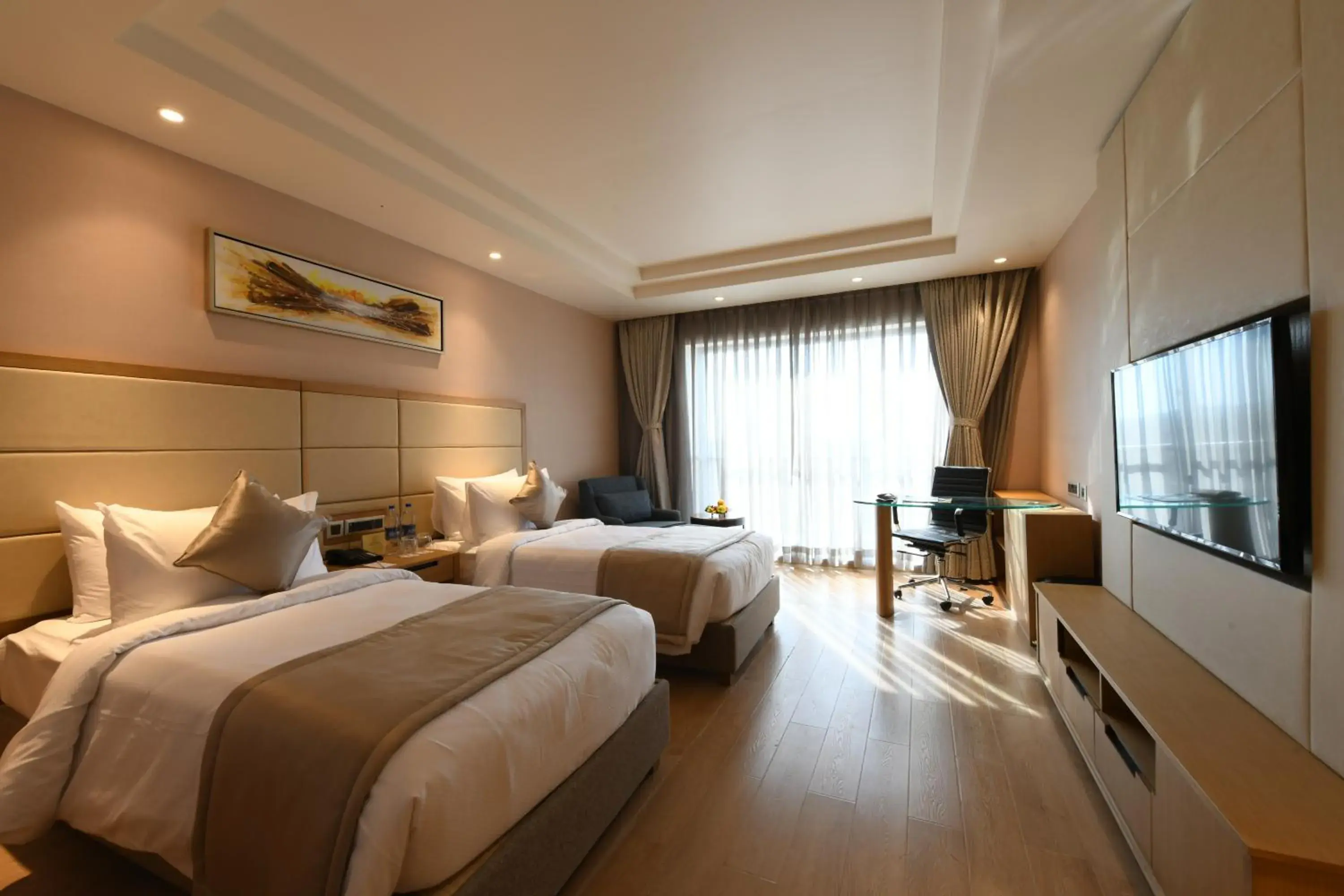 Photo of the whole room, Bed in Harsha The Fern Shivamogga Photo of the whole room, Bed in Harsha The Fern Shivamogga