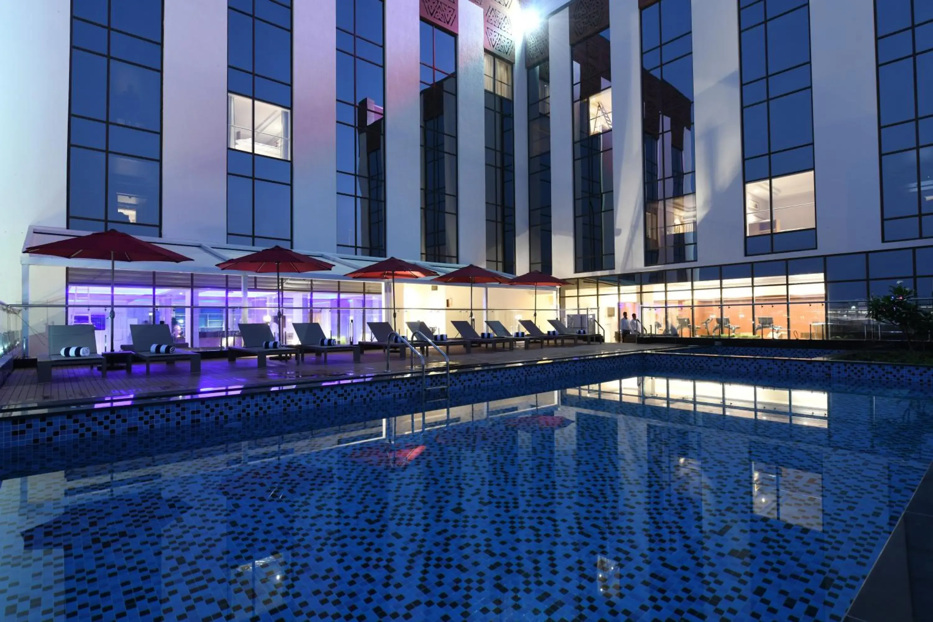 Pool view in Harsha The Fern Shivamogga Pool view in Harsha The Fern Shivamogga