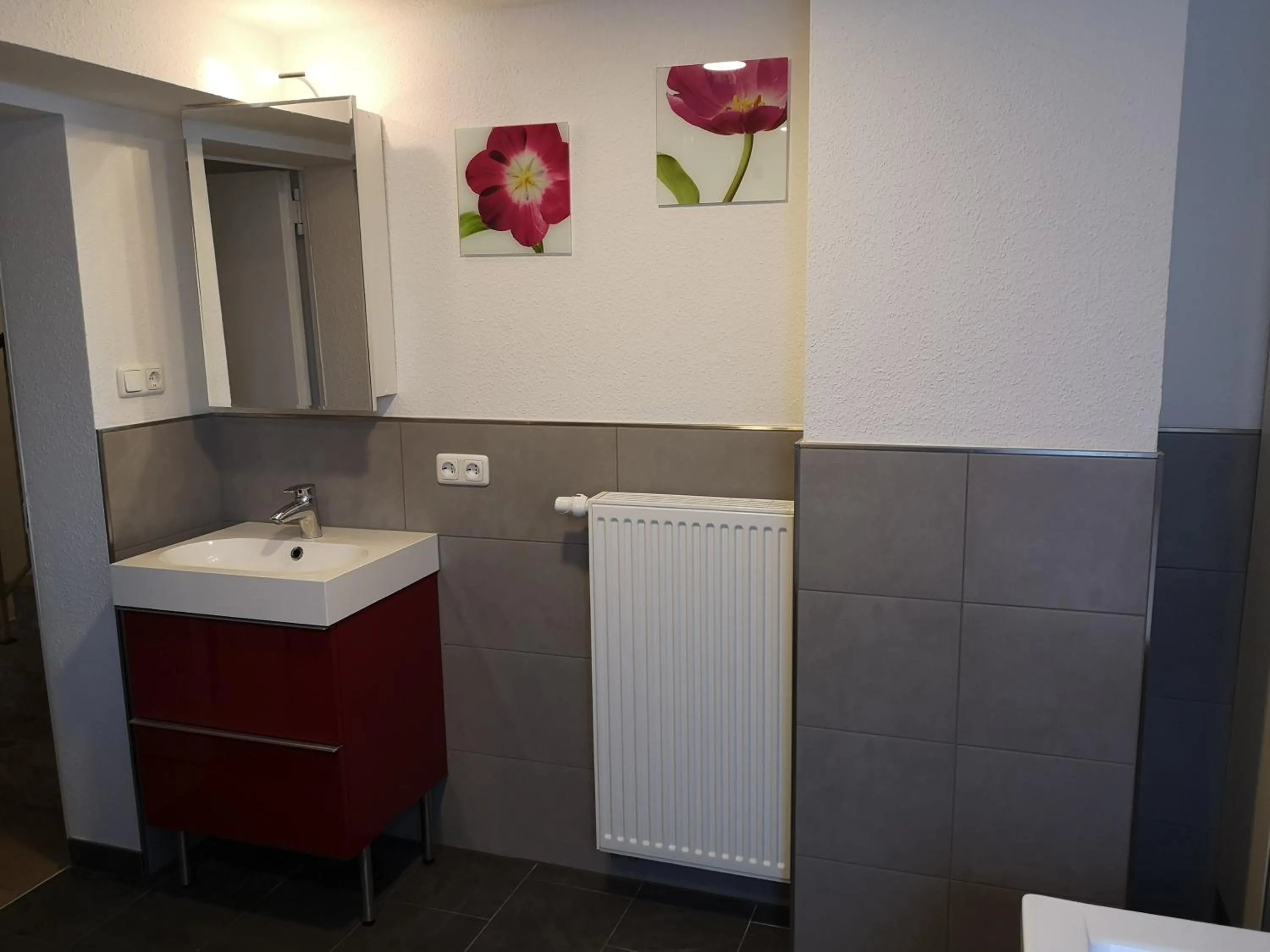 Bathroom in Ferienhaus Seedo