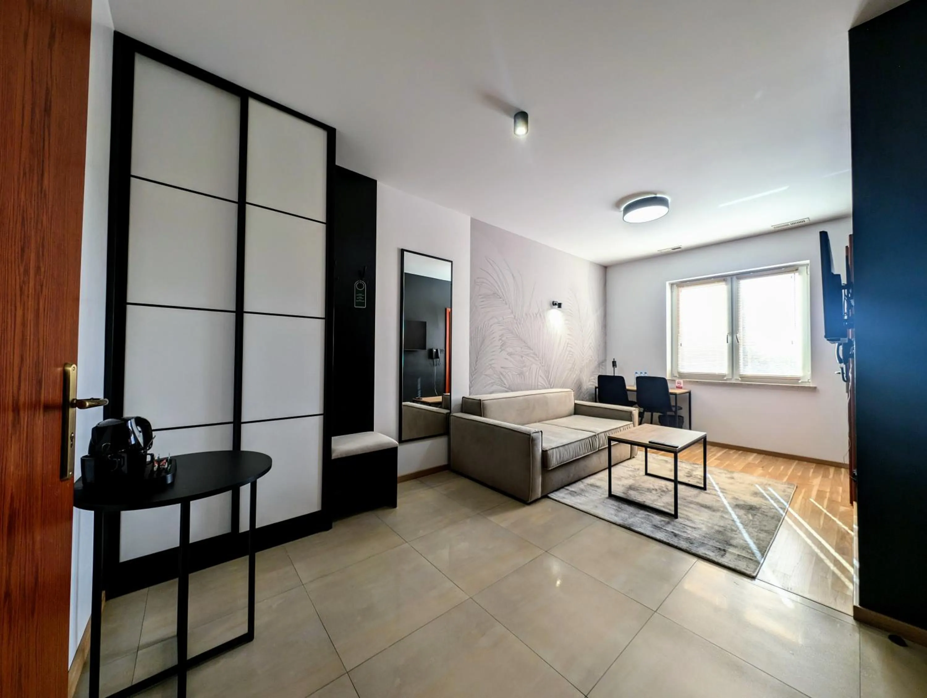 Seating area in Hotel Reśliński