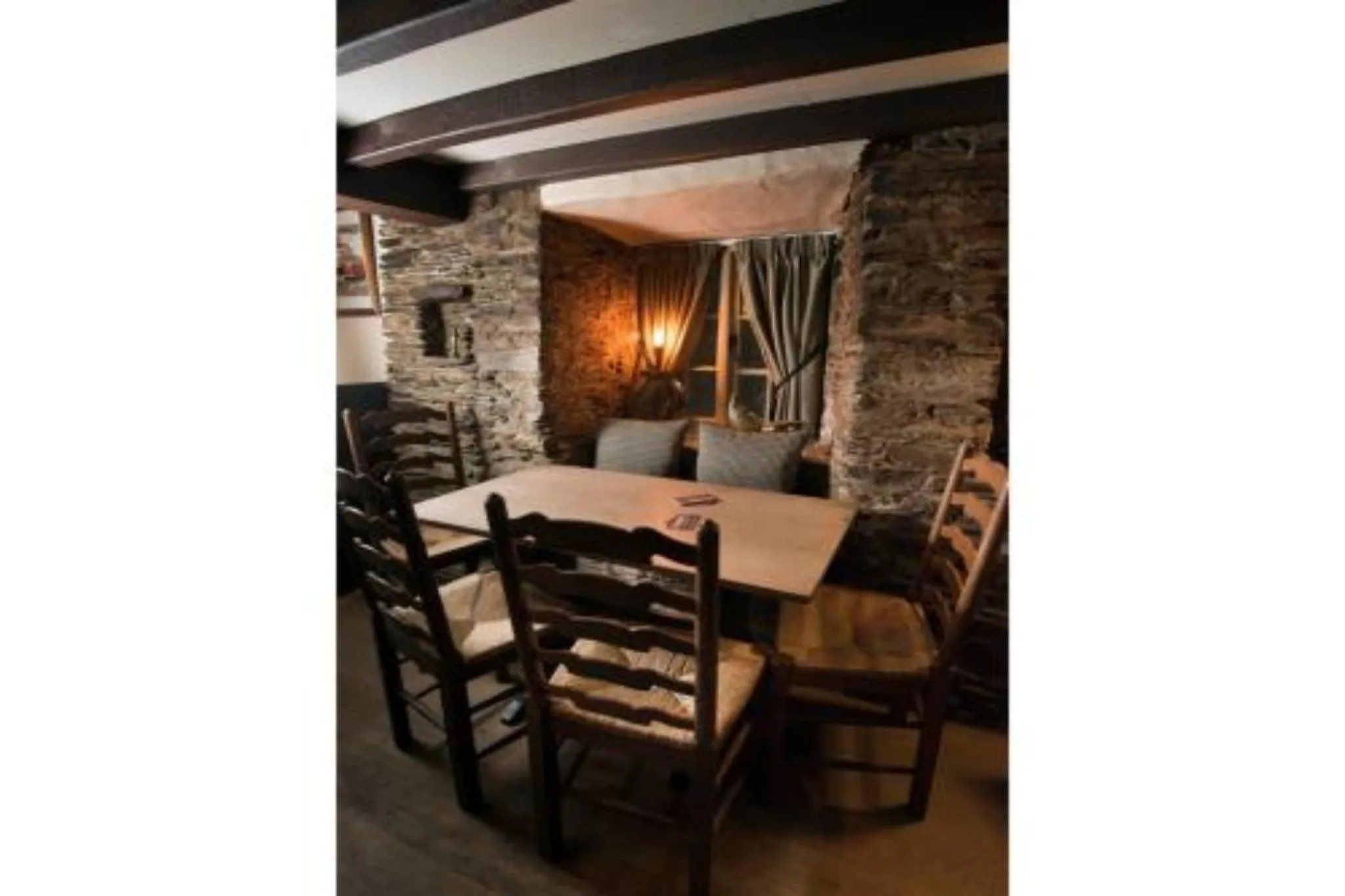 Dining area in The Dolphin Inn