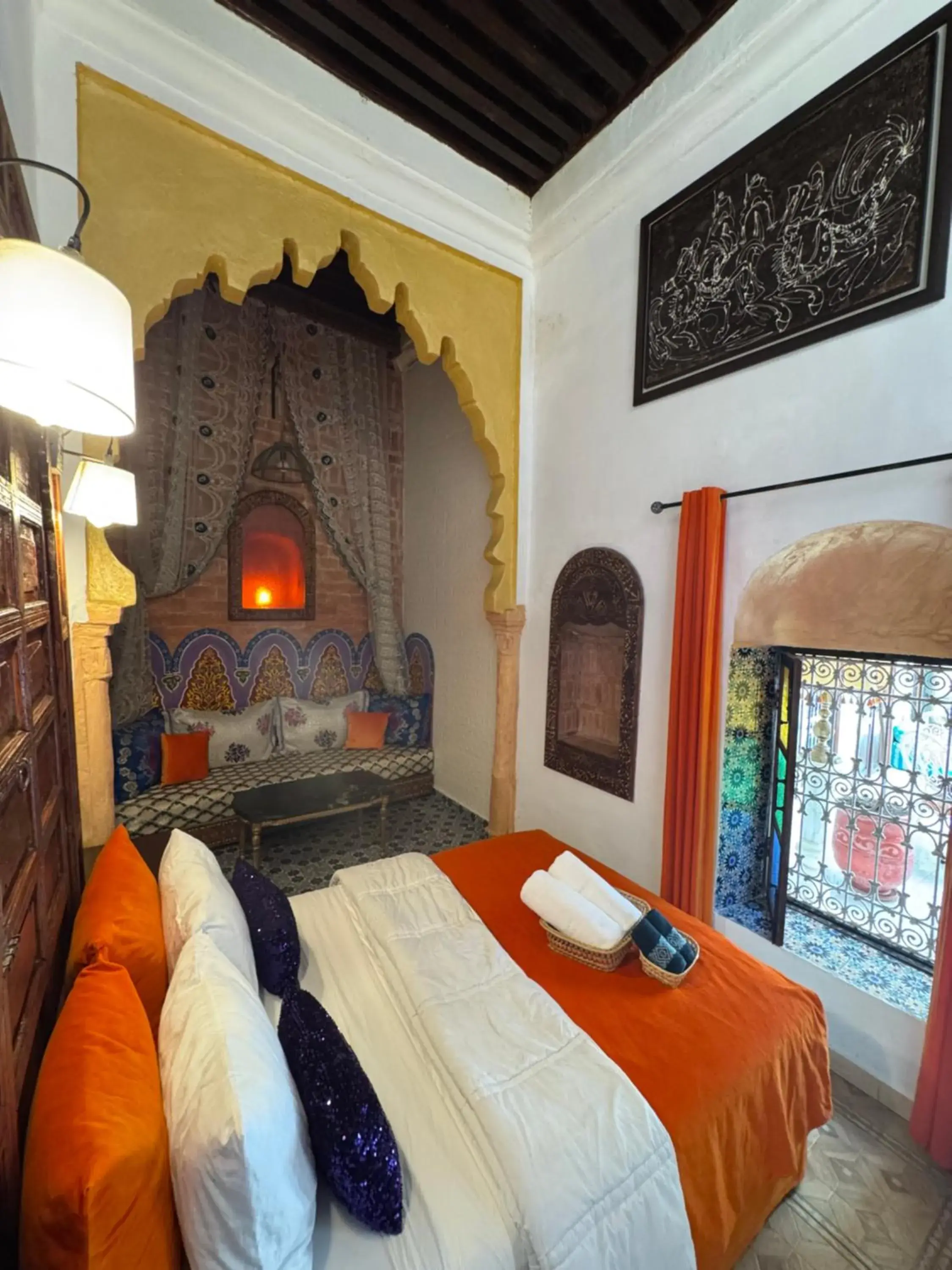 Deluxe Queen Room with Two Queen Beds in RIAD ESMERALDA By Dar Ouezzani Deluxe Queen Room with Two Queen Beds in RIAD ESMERALDA By Dar Ouezzani