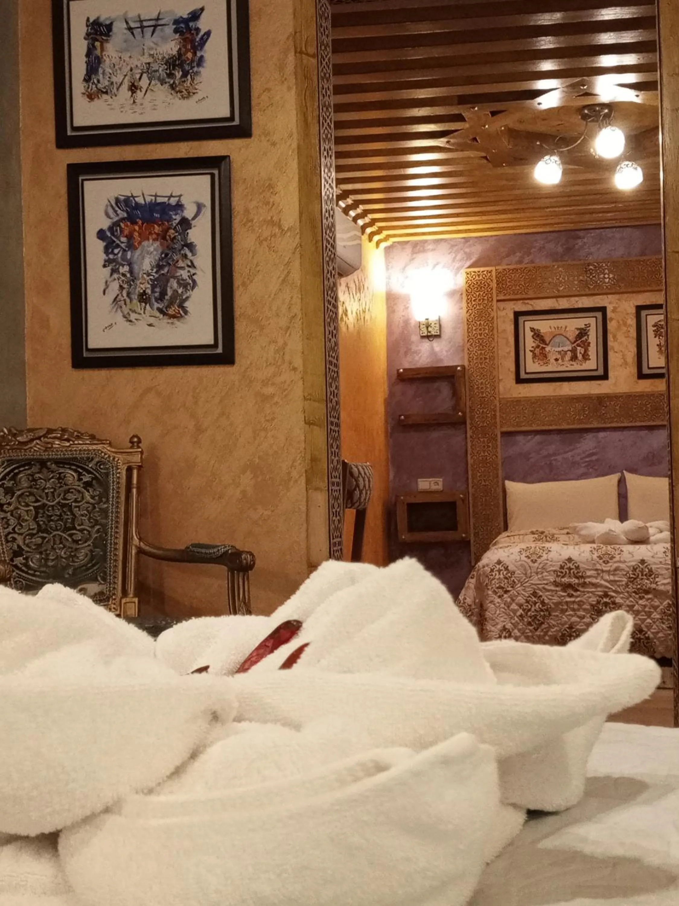 Bed in RIAD ESMERALDA By Dar Ouezzani