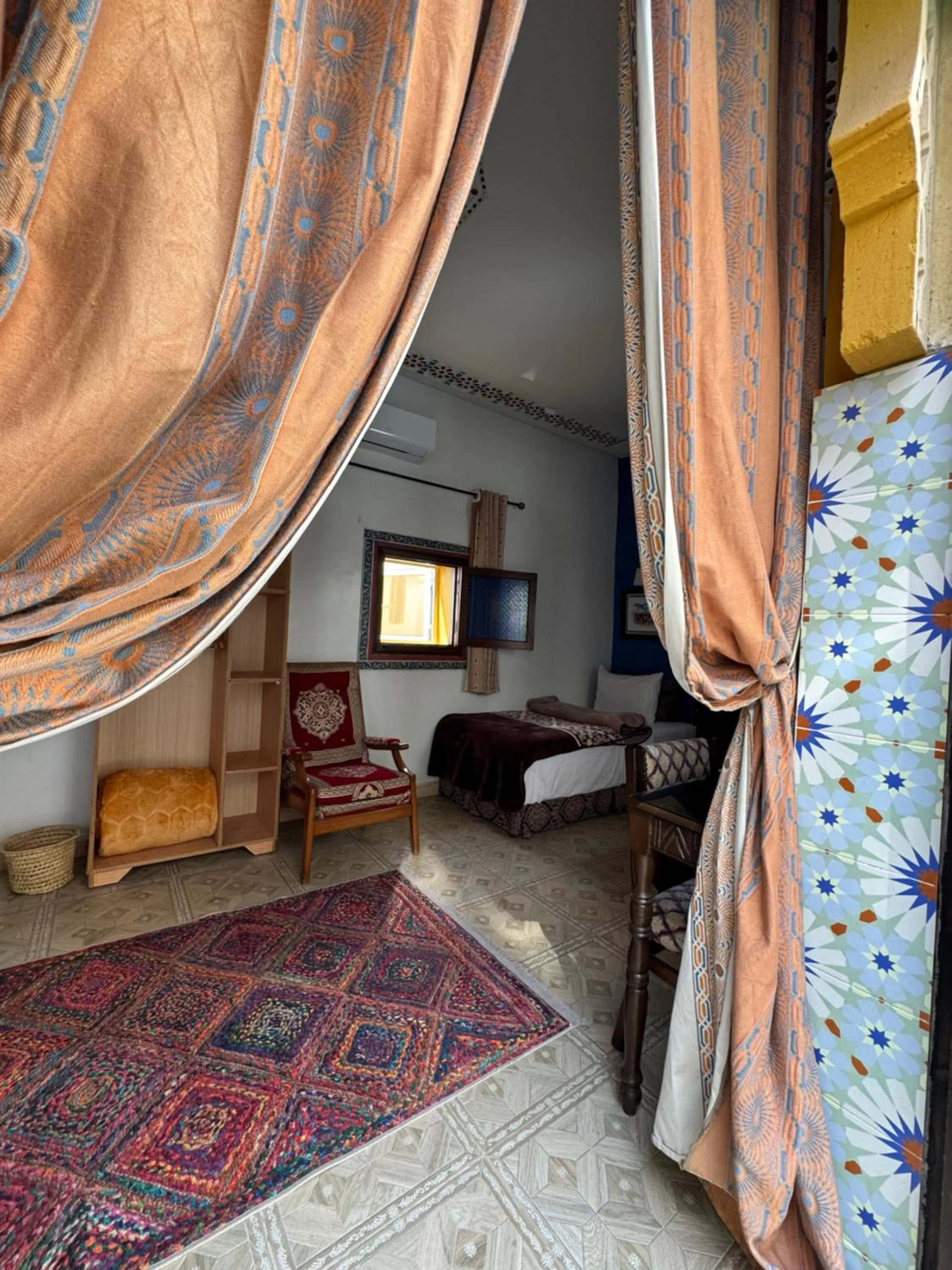 Bed in RIAD ESMERALDA By Dar Ouezzani