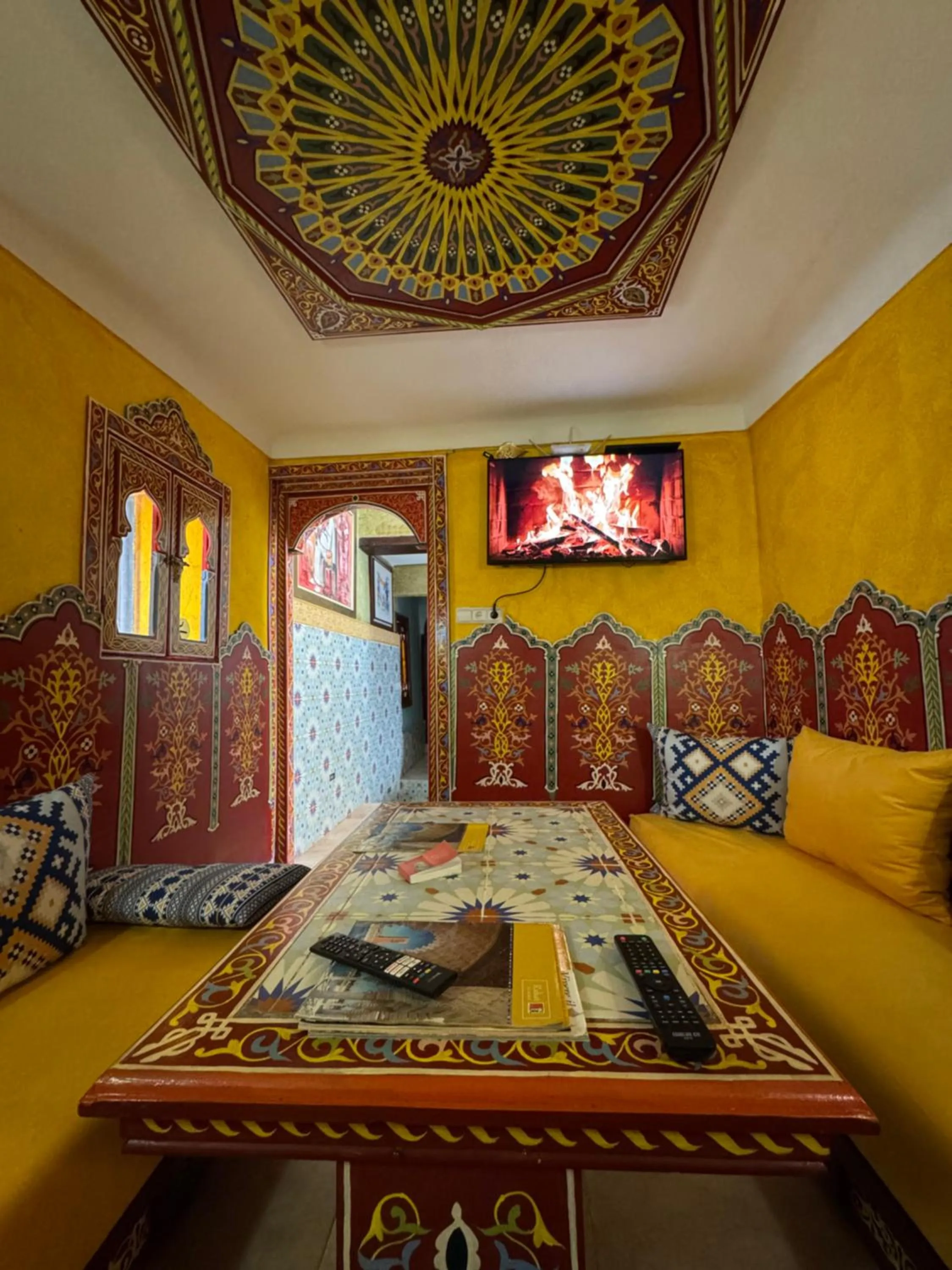 Seating area in RIAD ESMERALDA By Dar Ouezzani