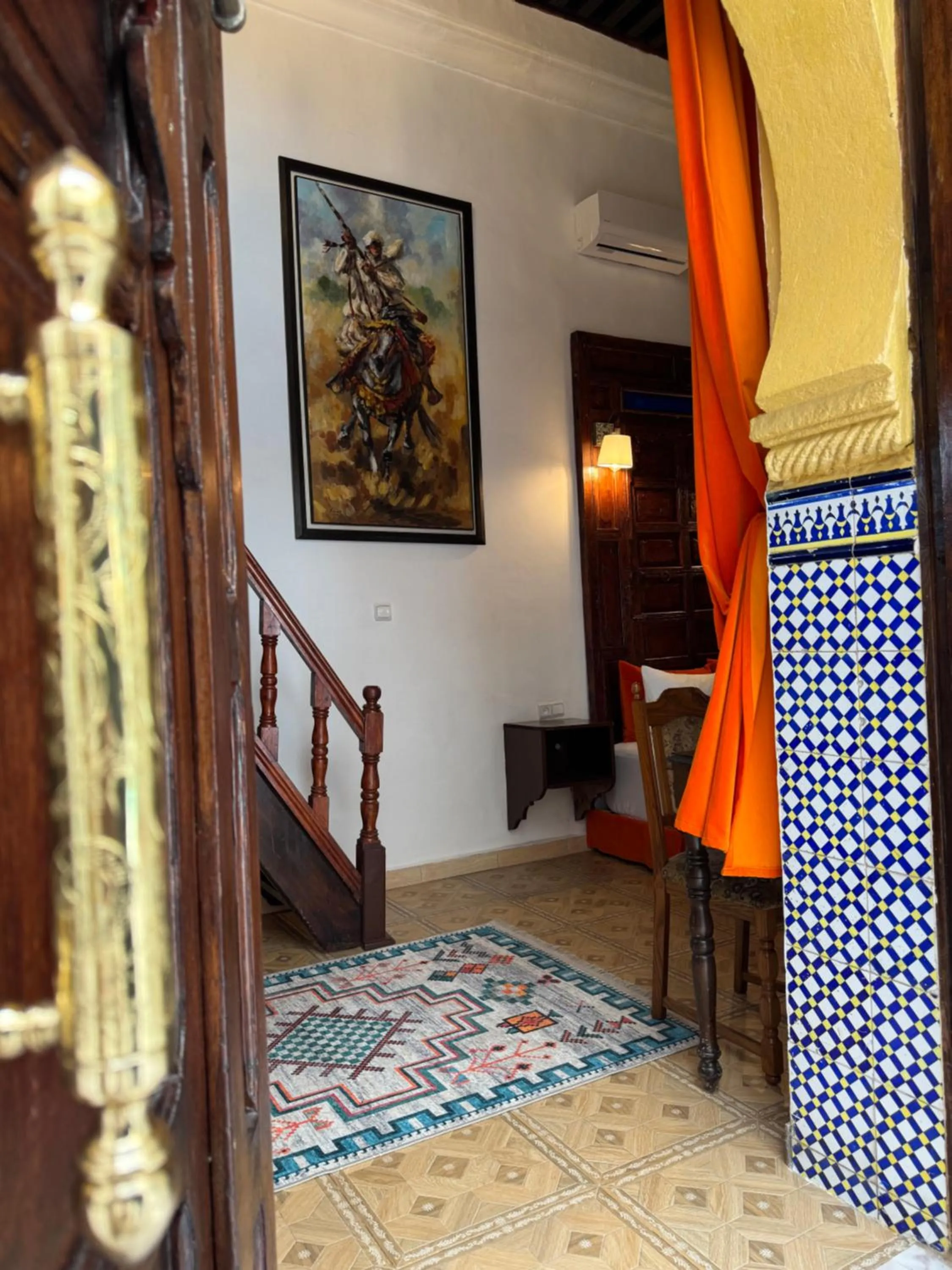 Bed in RIAD ESMERALDA By Dar Ouezzani