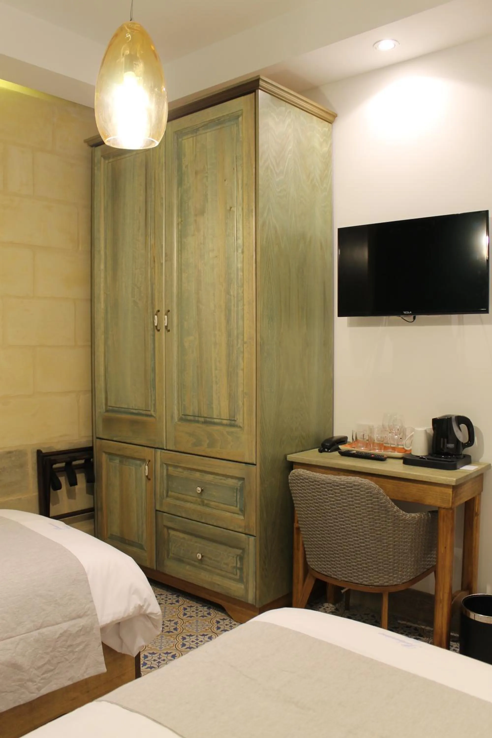 Bed in Palazzino Nina Boutique Hotel