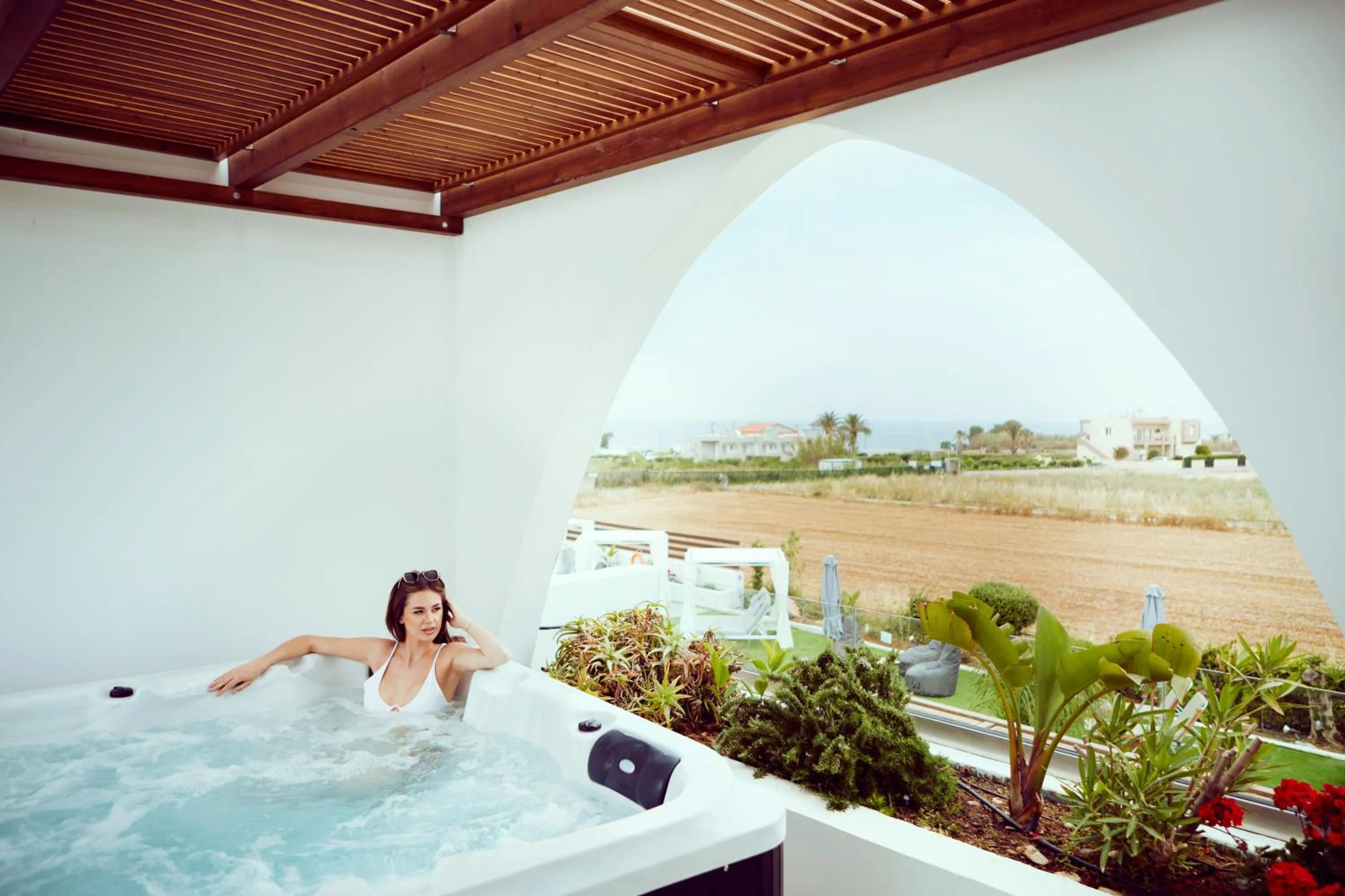 People in Amnissos Residence