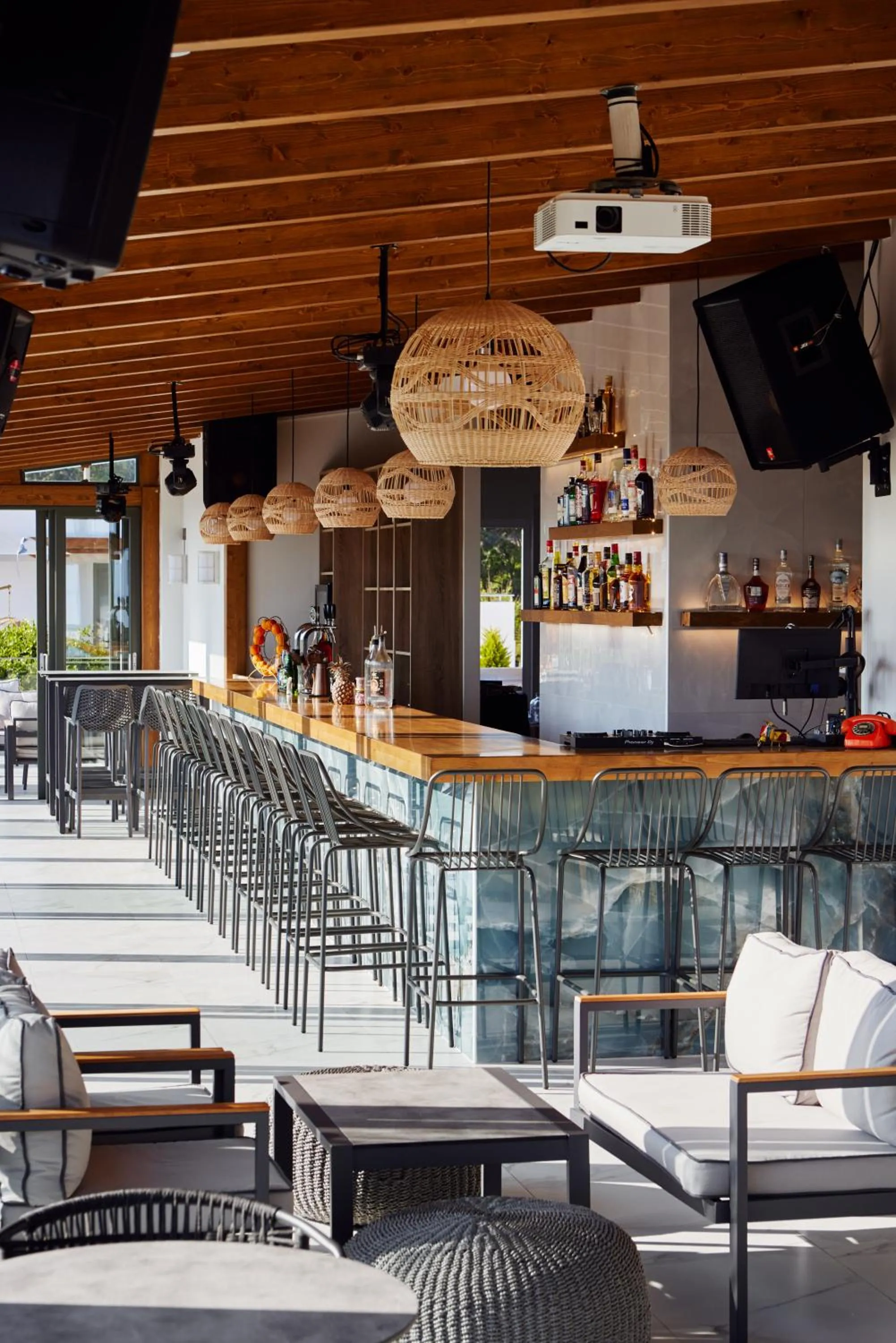 Lounge or bar in Amnissos Residence