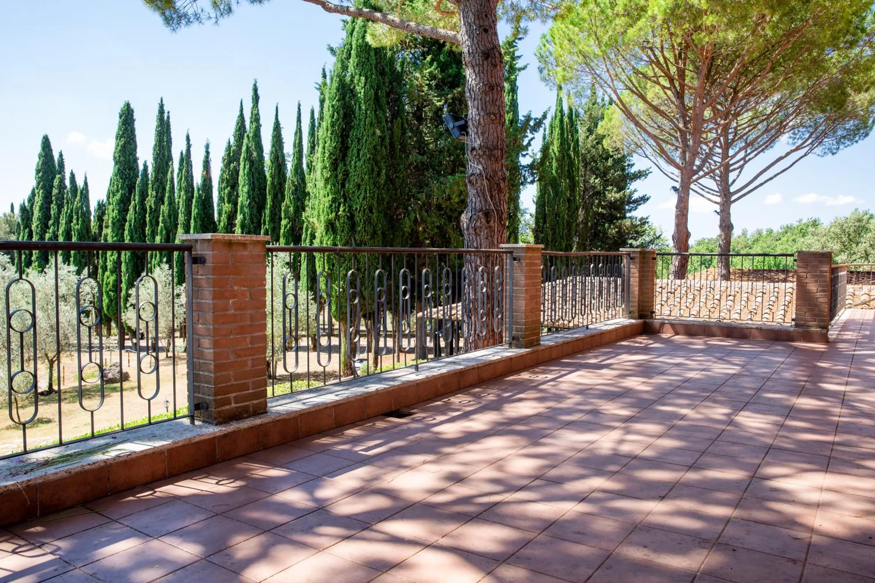 Garden view in Palazzo Vittoria