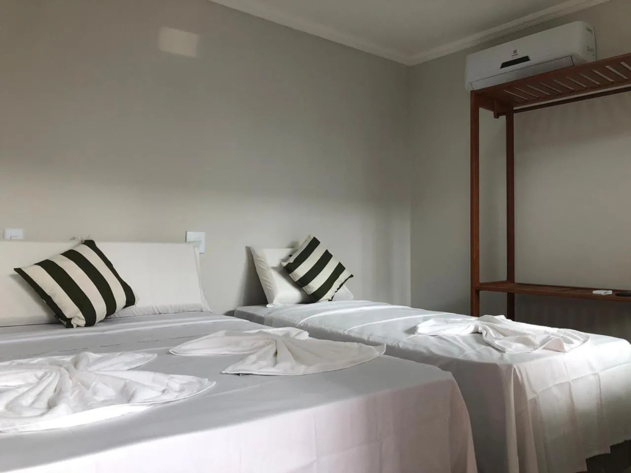 Bed in Pousada Veleiro