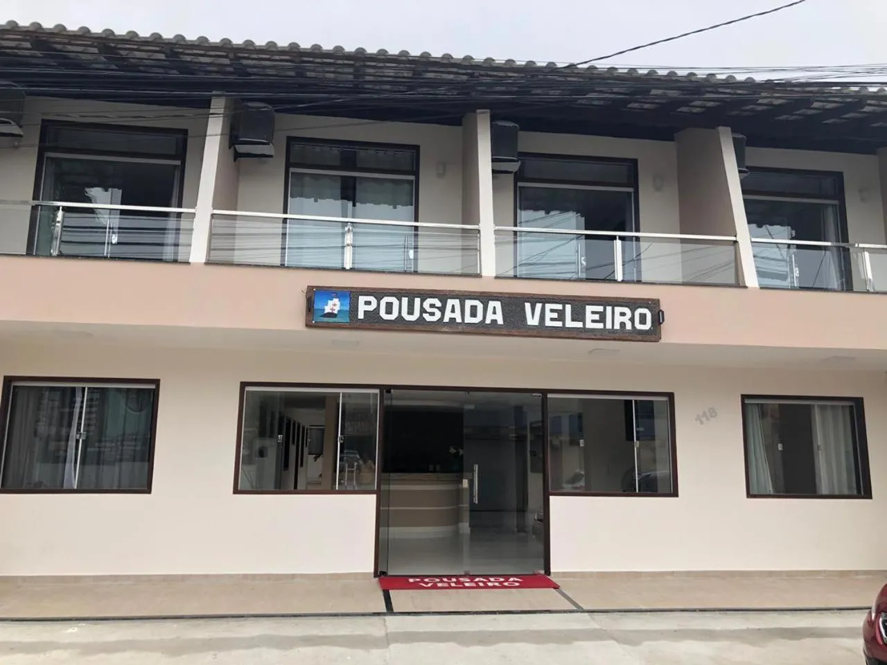 Facade/entrance in Pousada Veleiro