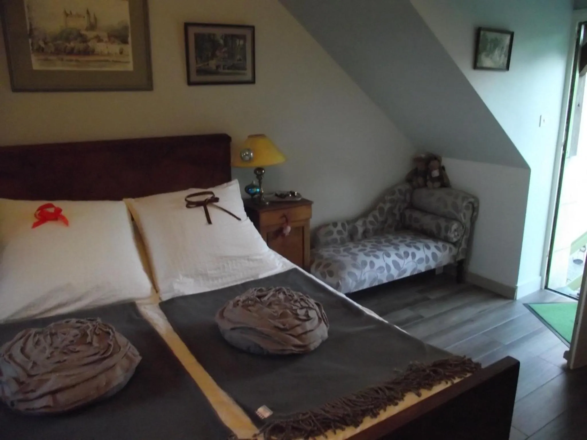 Bed in Chambre d'hôtes Le Vaujoint