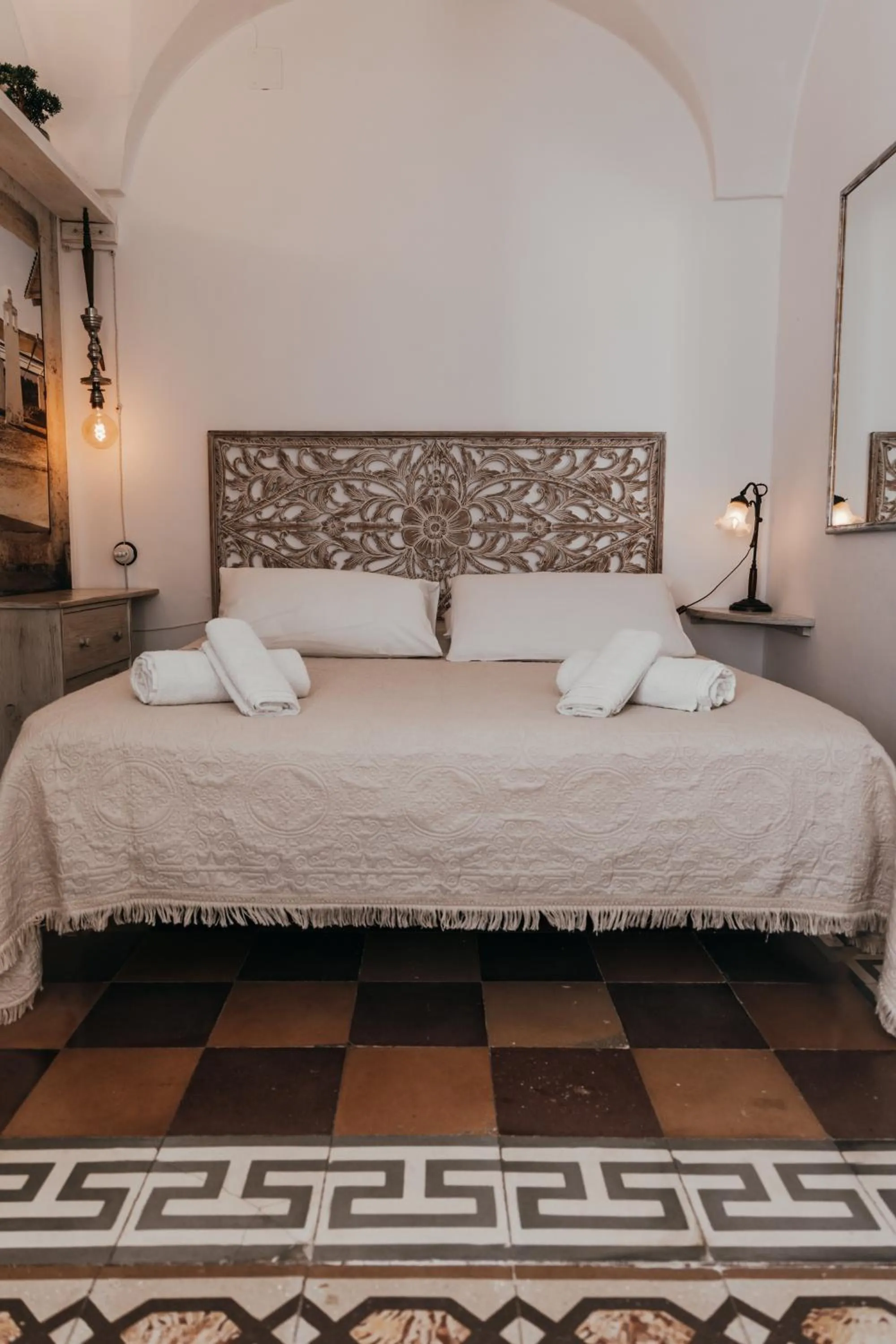 Bed in Dimora Antica Perla