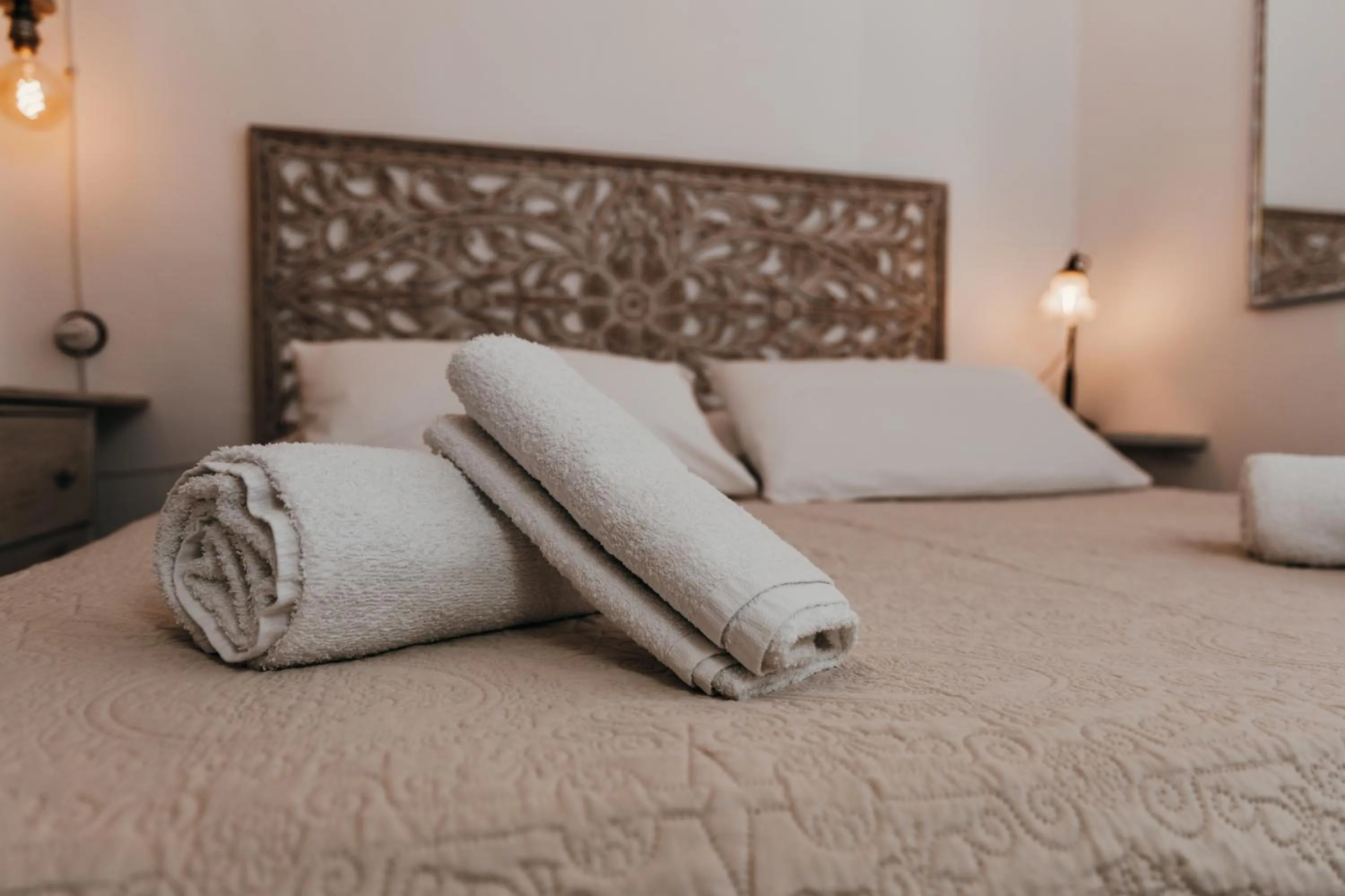 Bed in Dimora Antica Perla