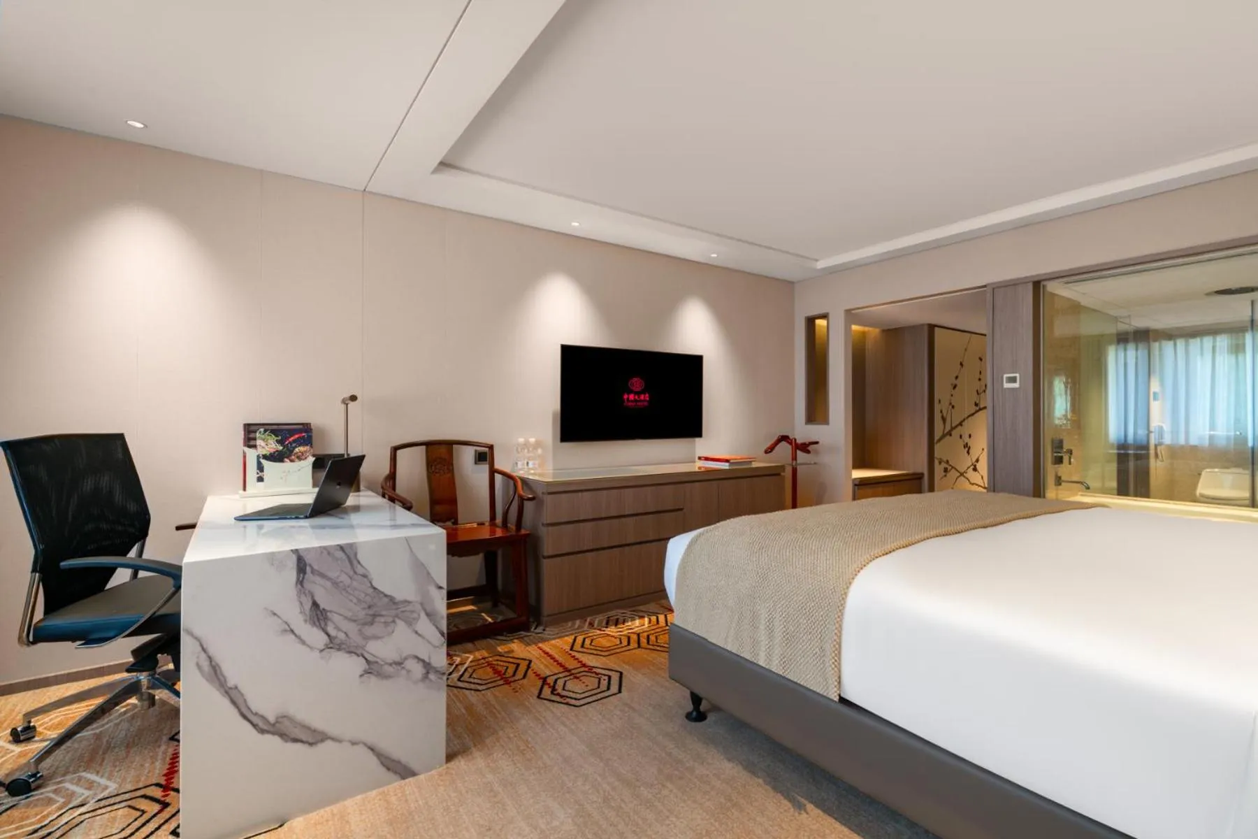 Bed in China Hotel Guangzhou