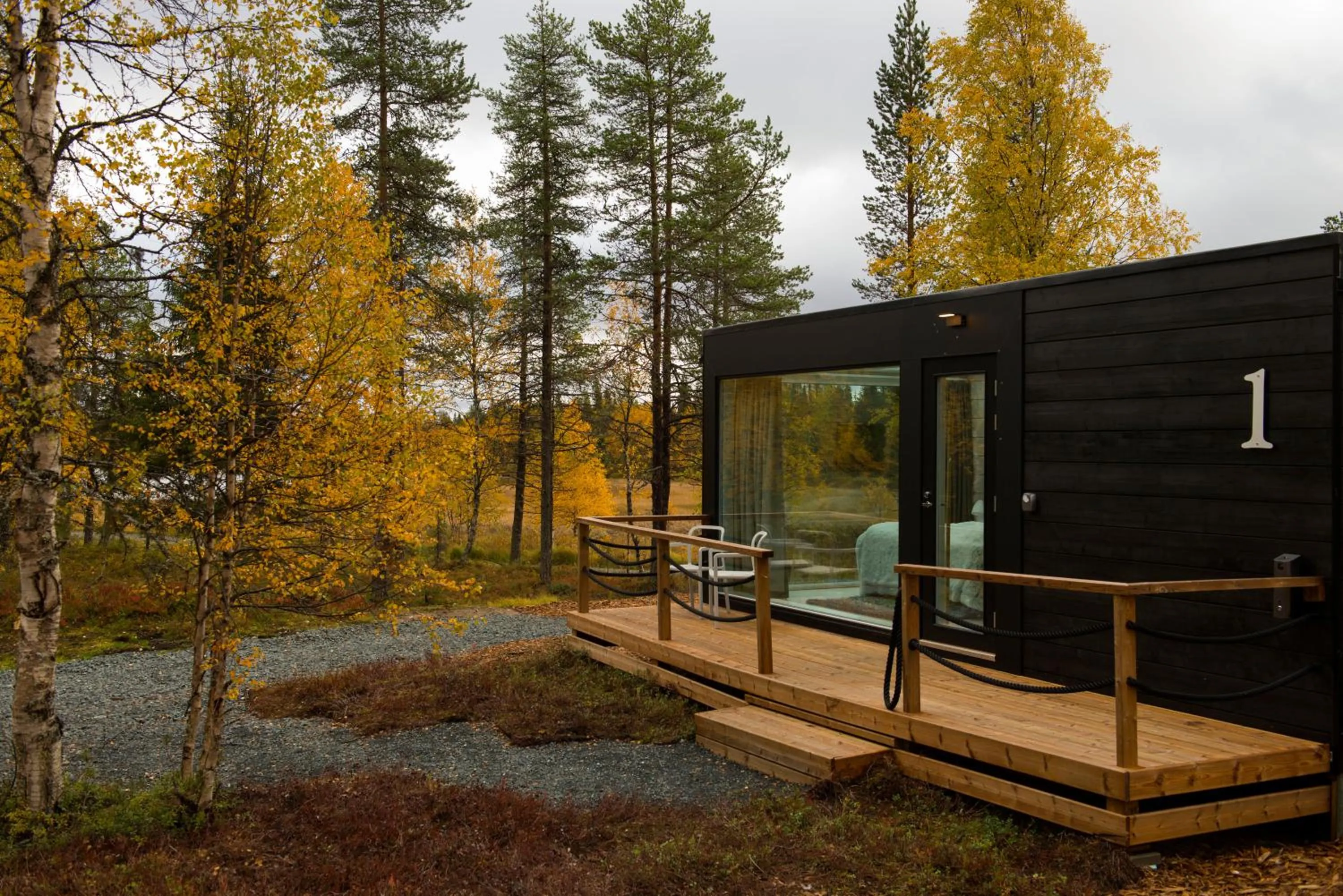 Property building in Iisakki Village