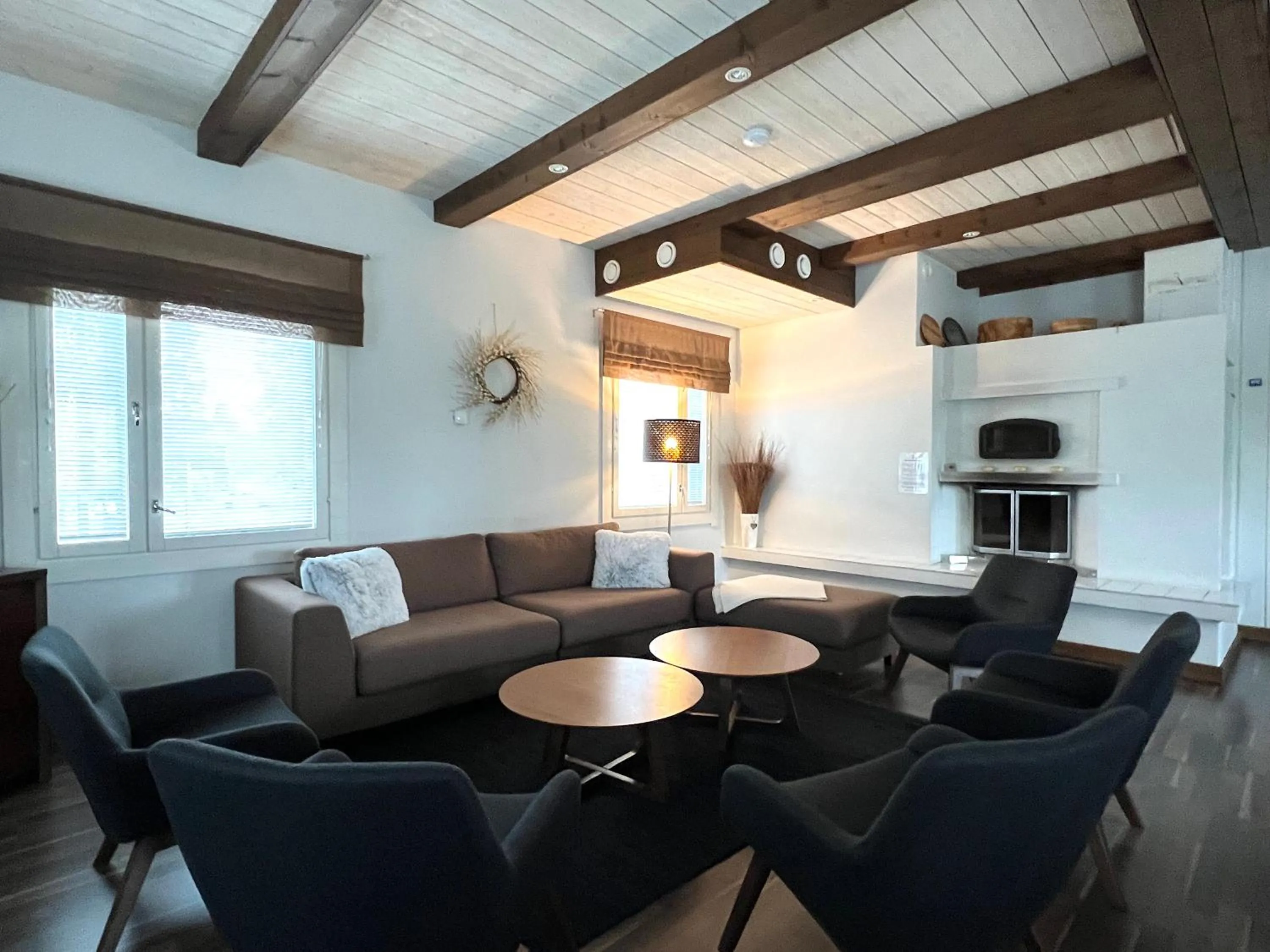 Communal lounge/ TV room in Iisakki Village