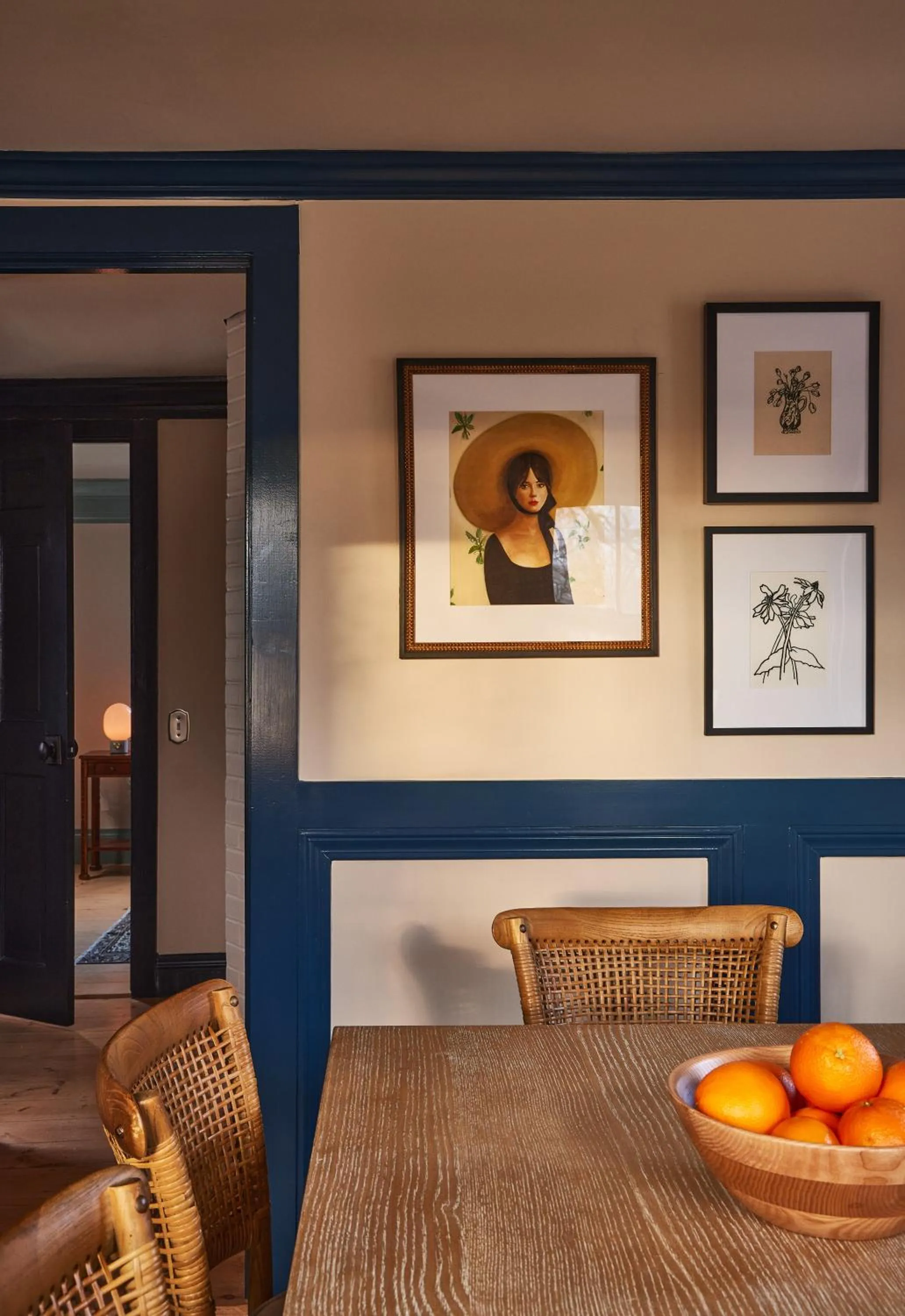 Dining area in Life House, Nantucket