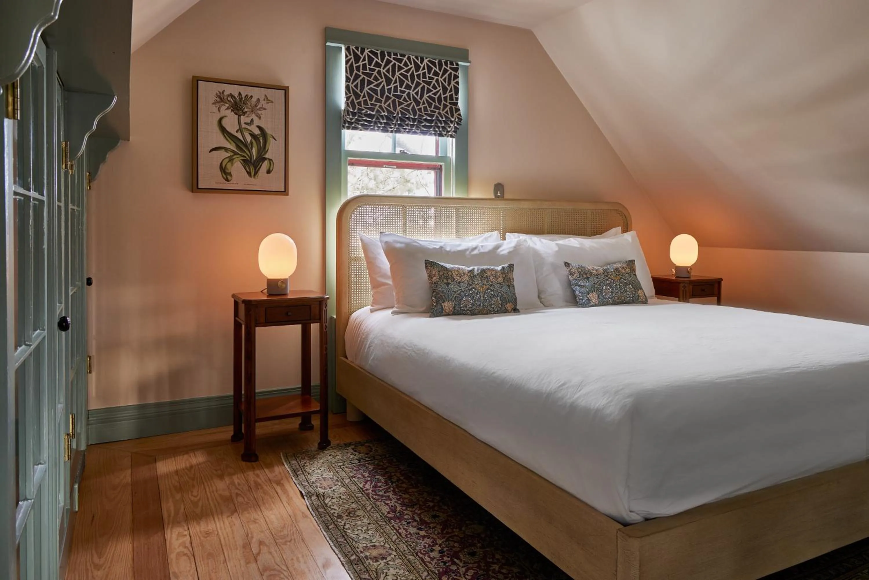 Bed in Life House, Nantucket