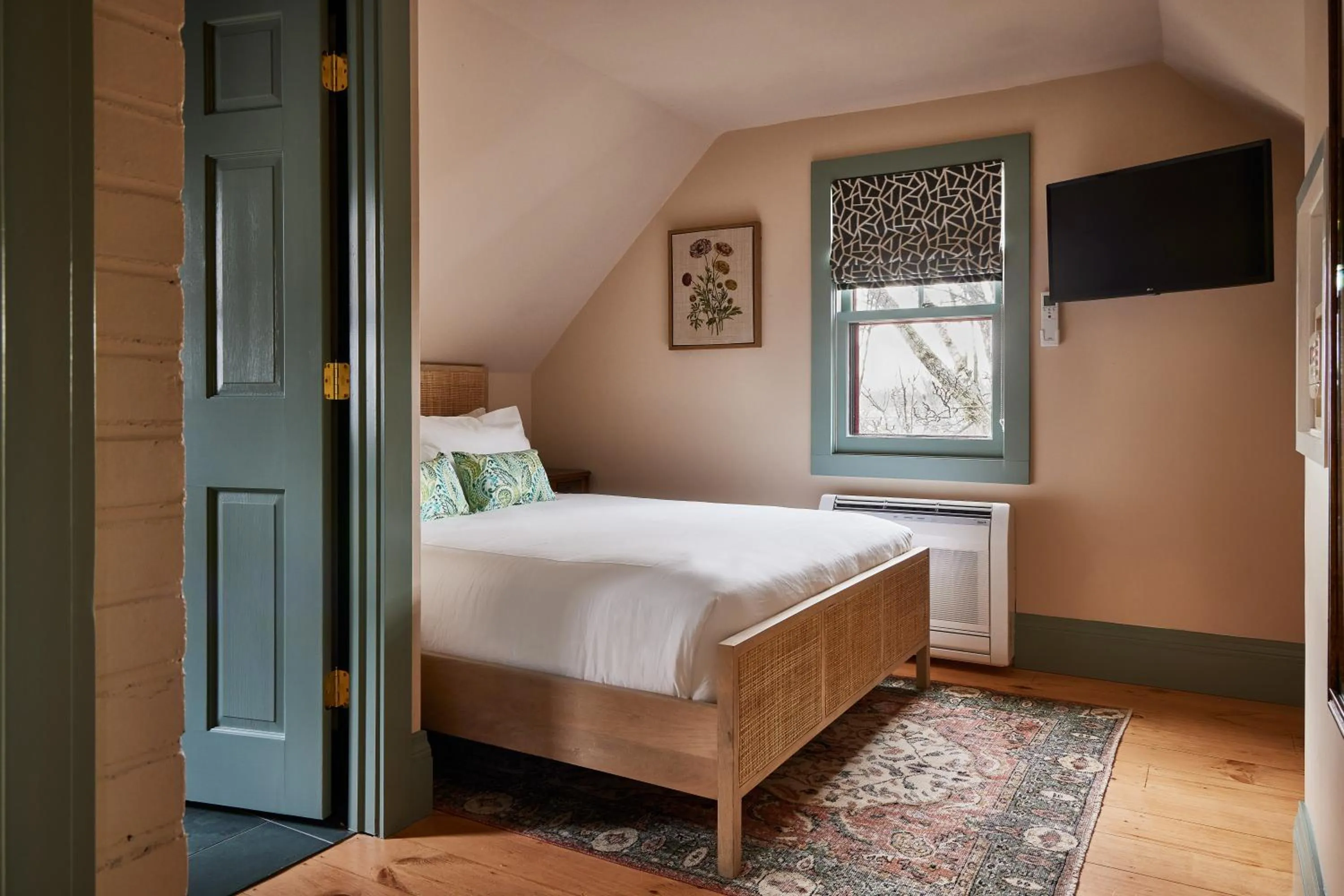 Bed in Life House, Nantucket