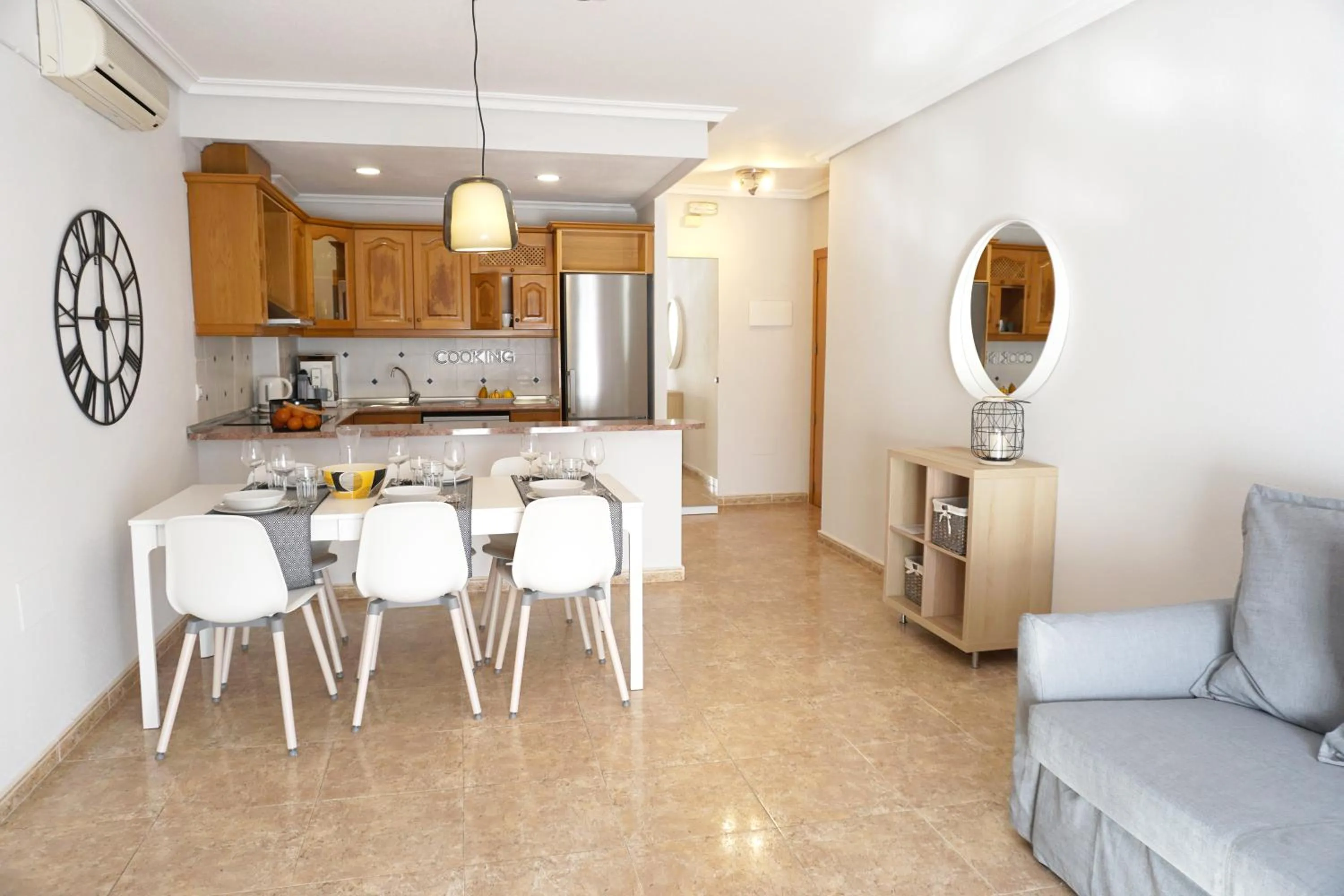 Kitchen or kitchenette in COSTA MARINA - Cabo Roig - Vista a piscina