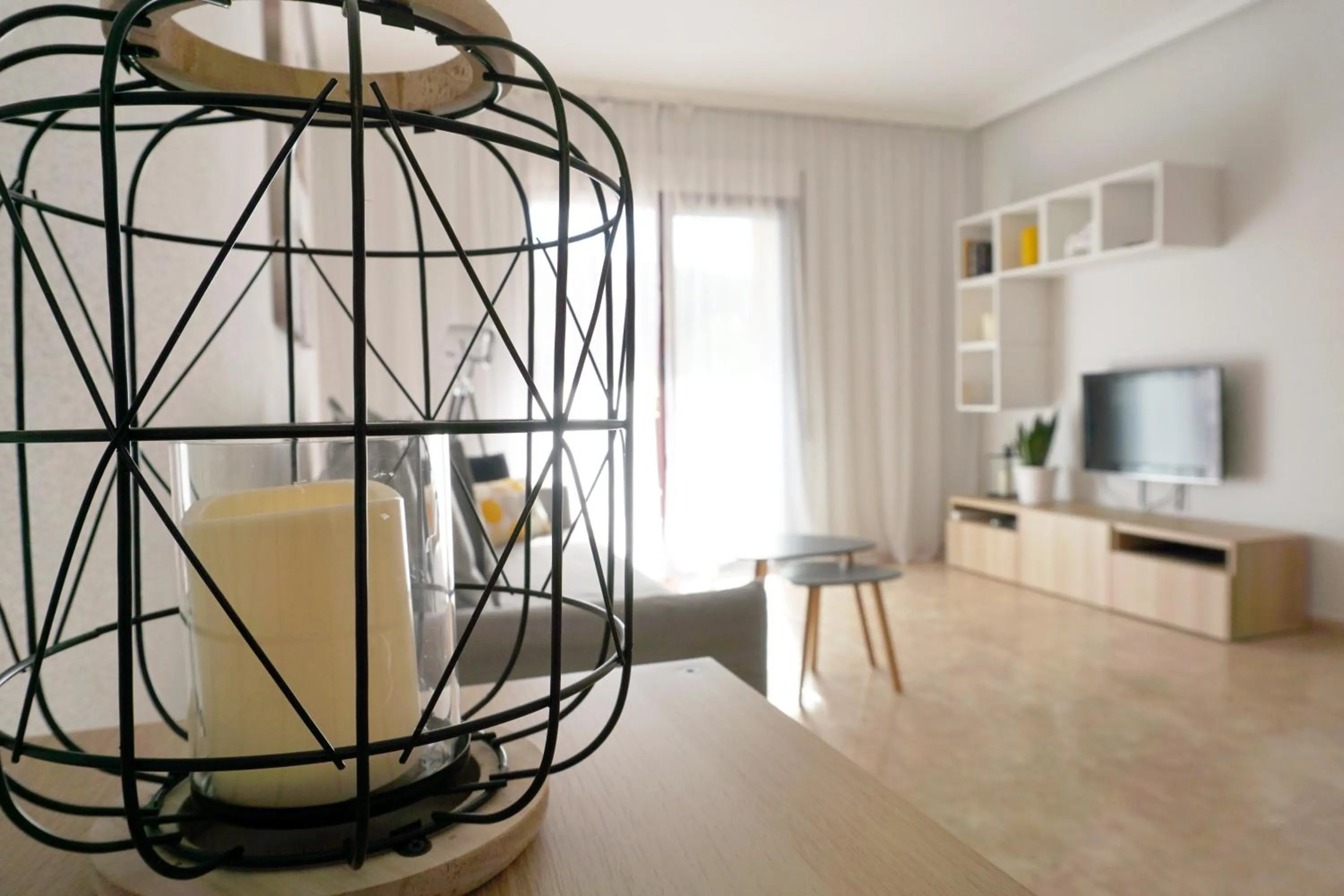 Living room in COSTA MARINA - Cabo Roig - Vista a piscina