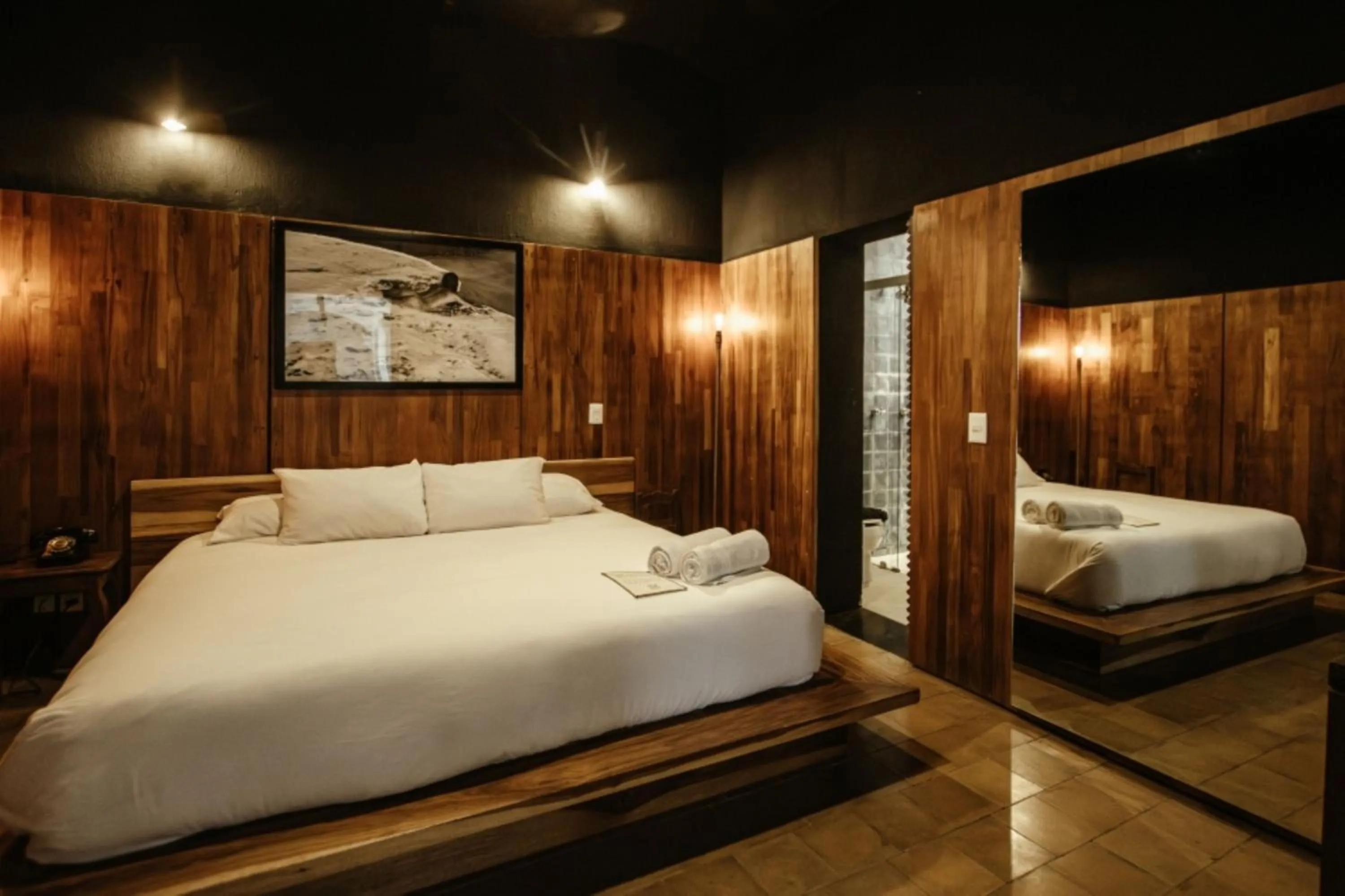 Bed in Hotel Sin Nombre