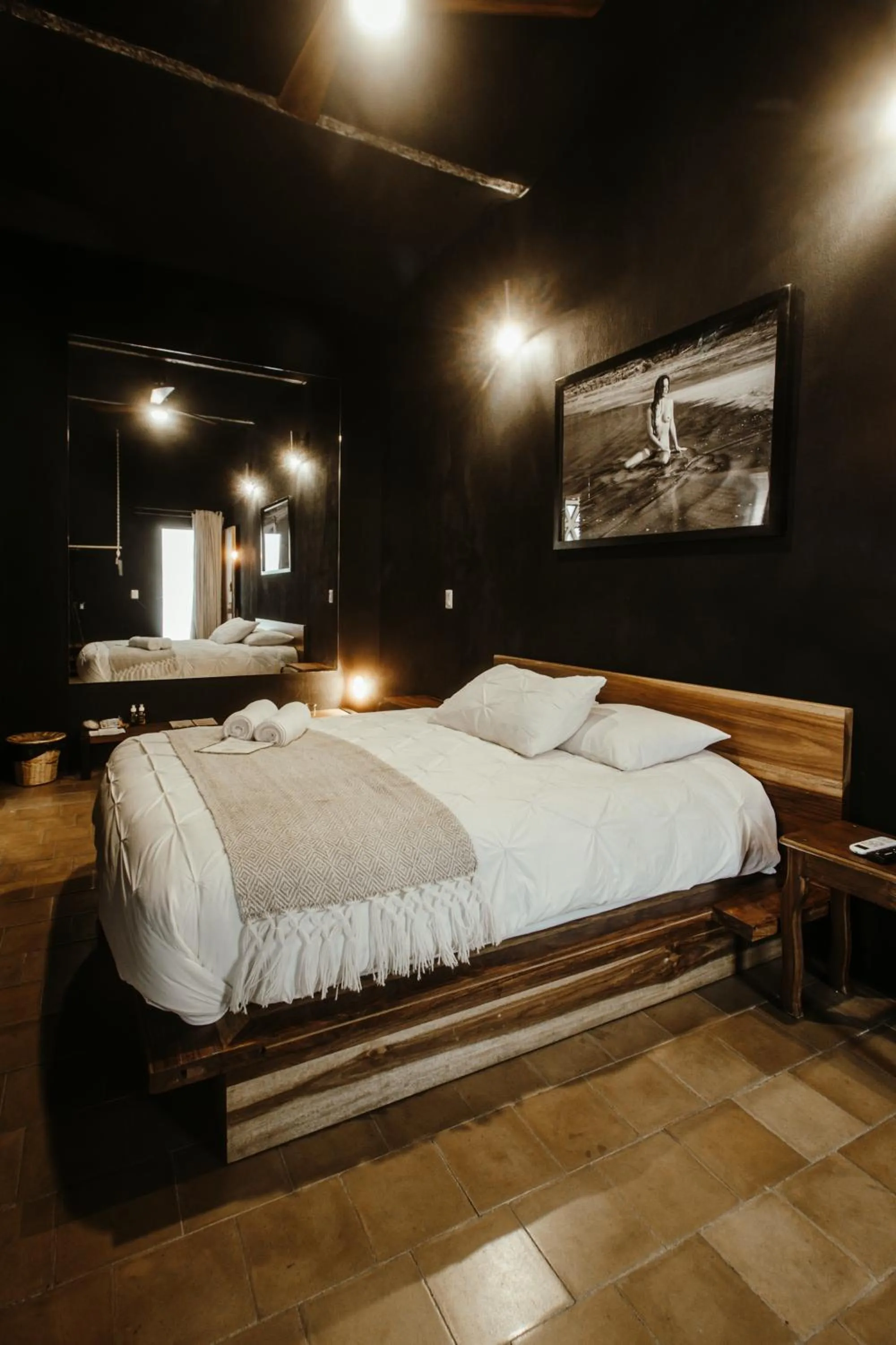 Bed in Hotel Sin Nombre