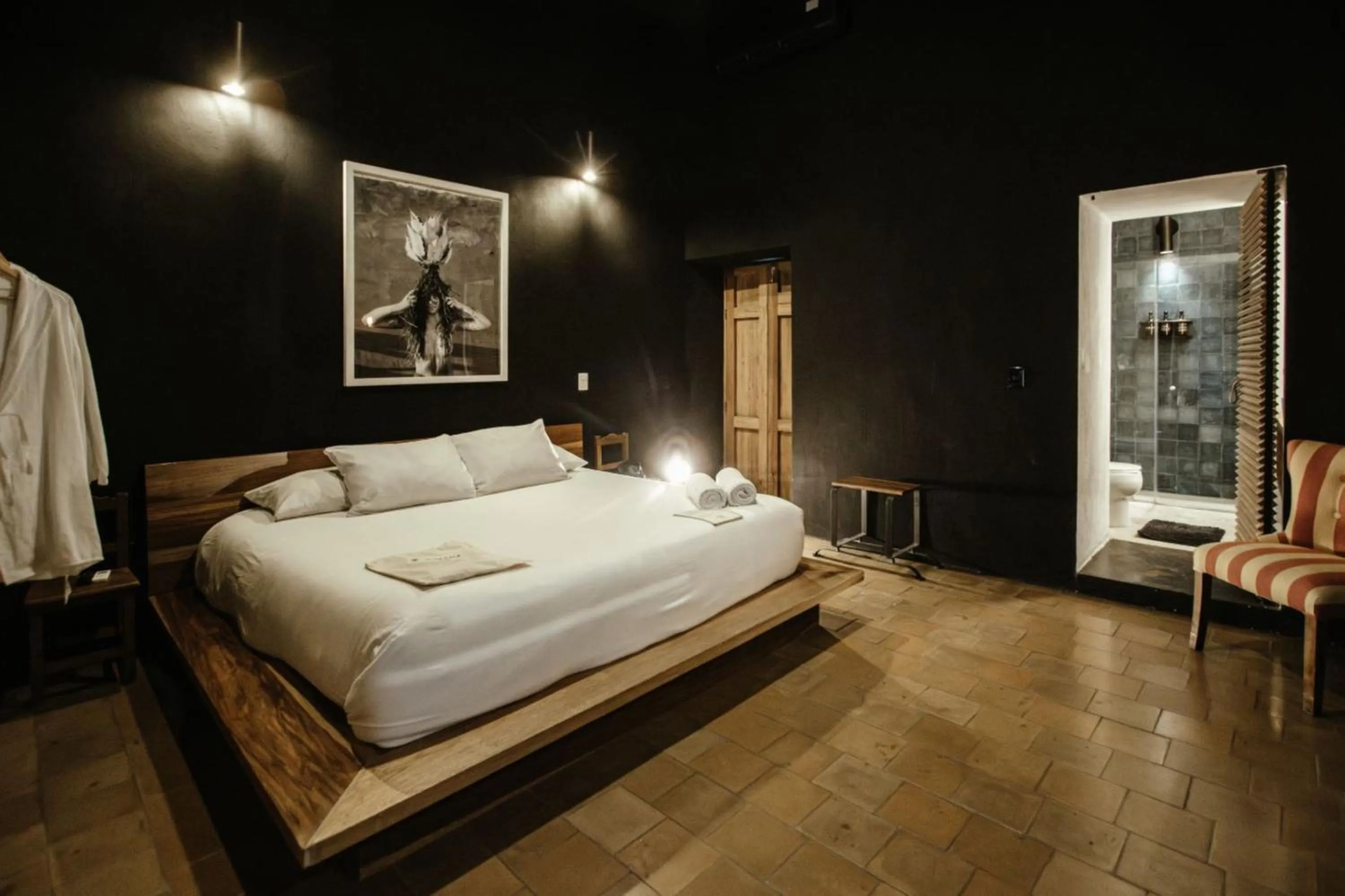 Bed in Hotel Sin Nombre