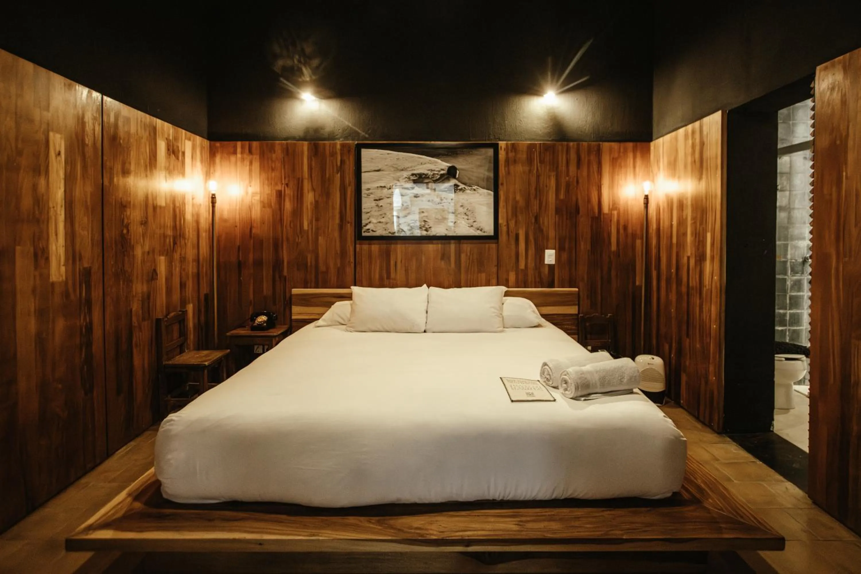 Bed in Hotel Sin Nombre