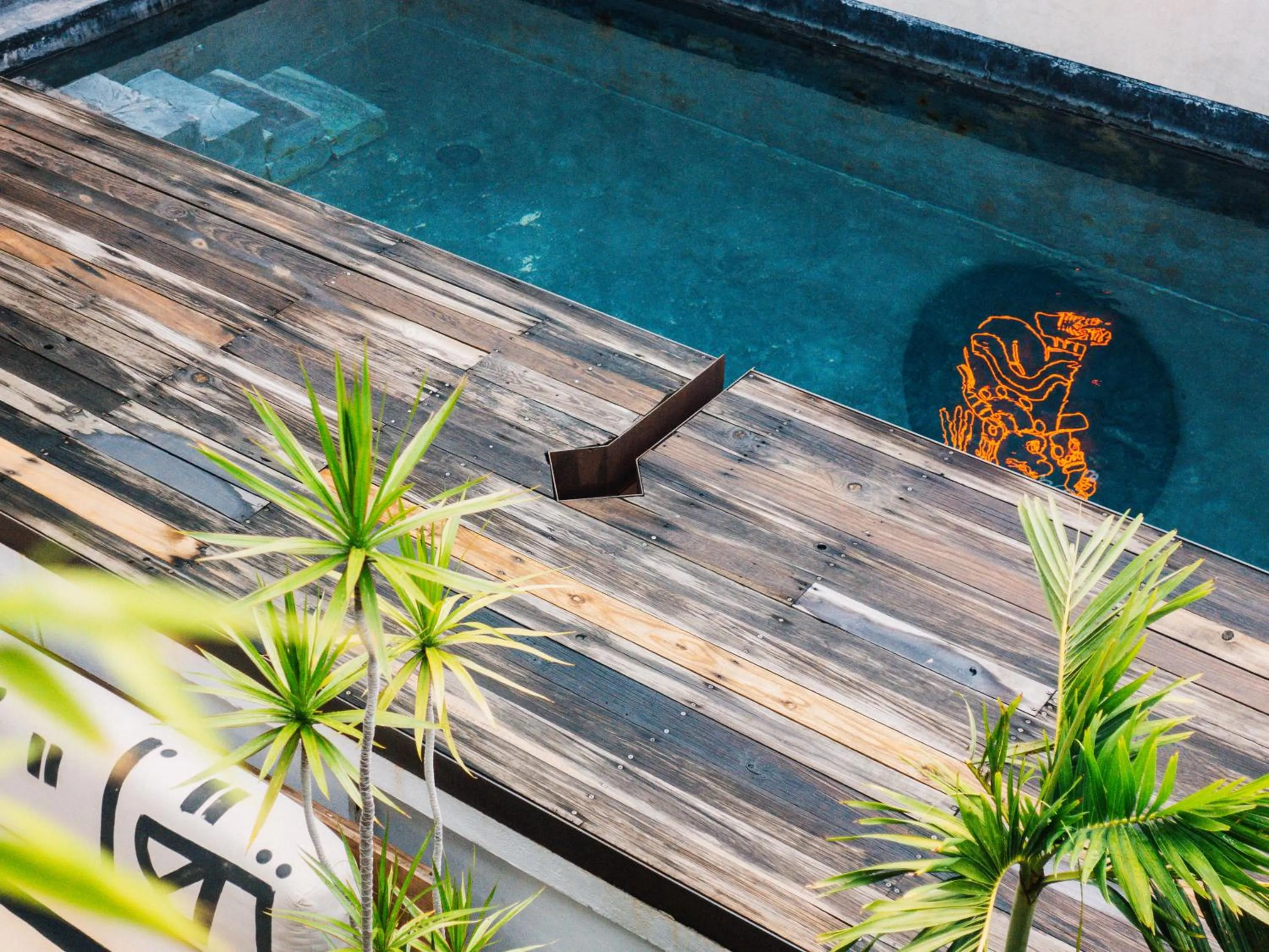 Swimming pool in Hotel Sin Nombre