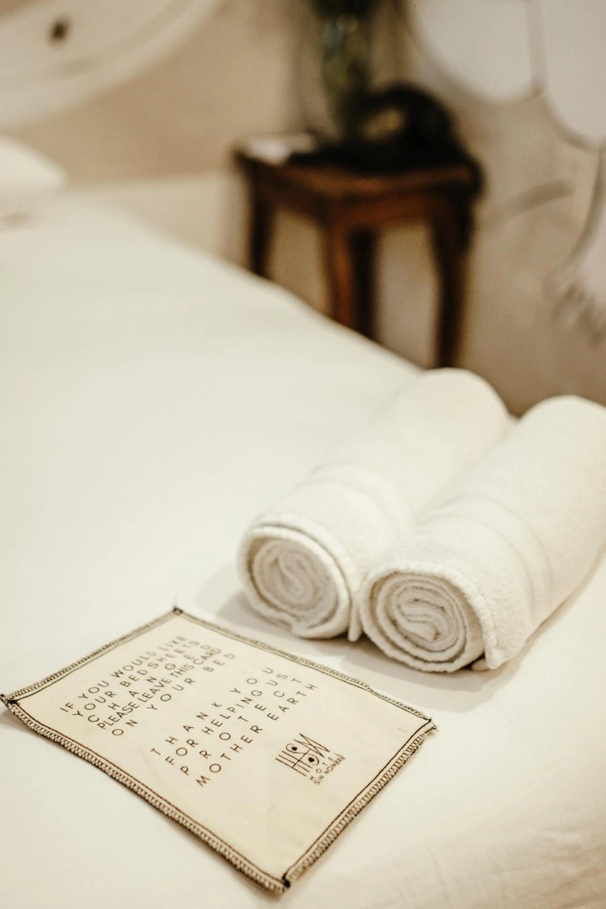 Bed in Hotel Sin Nombre