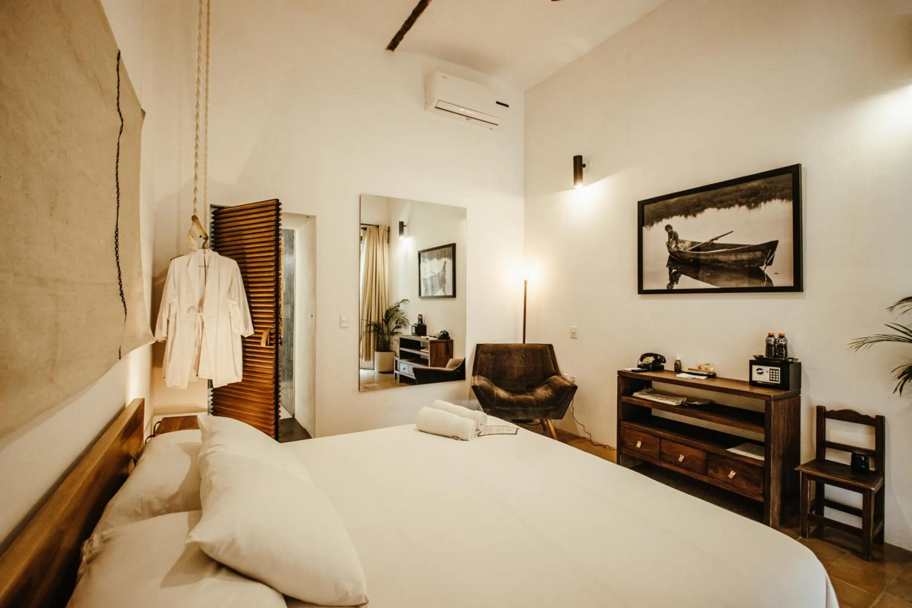 Bed in Hotel Sin Nombre