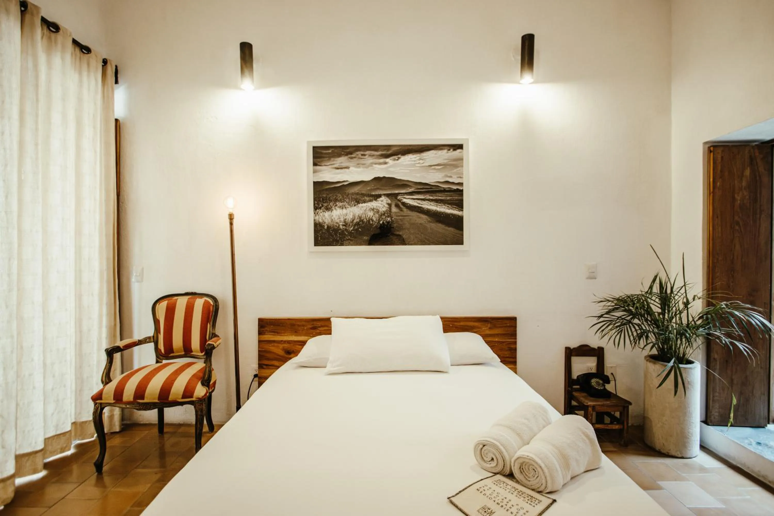 Bed in Hotel Sin Nombre