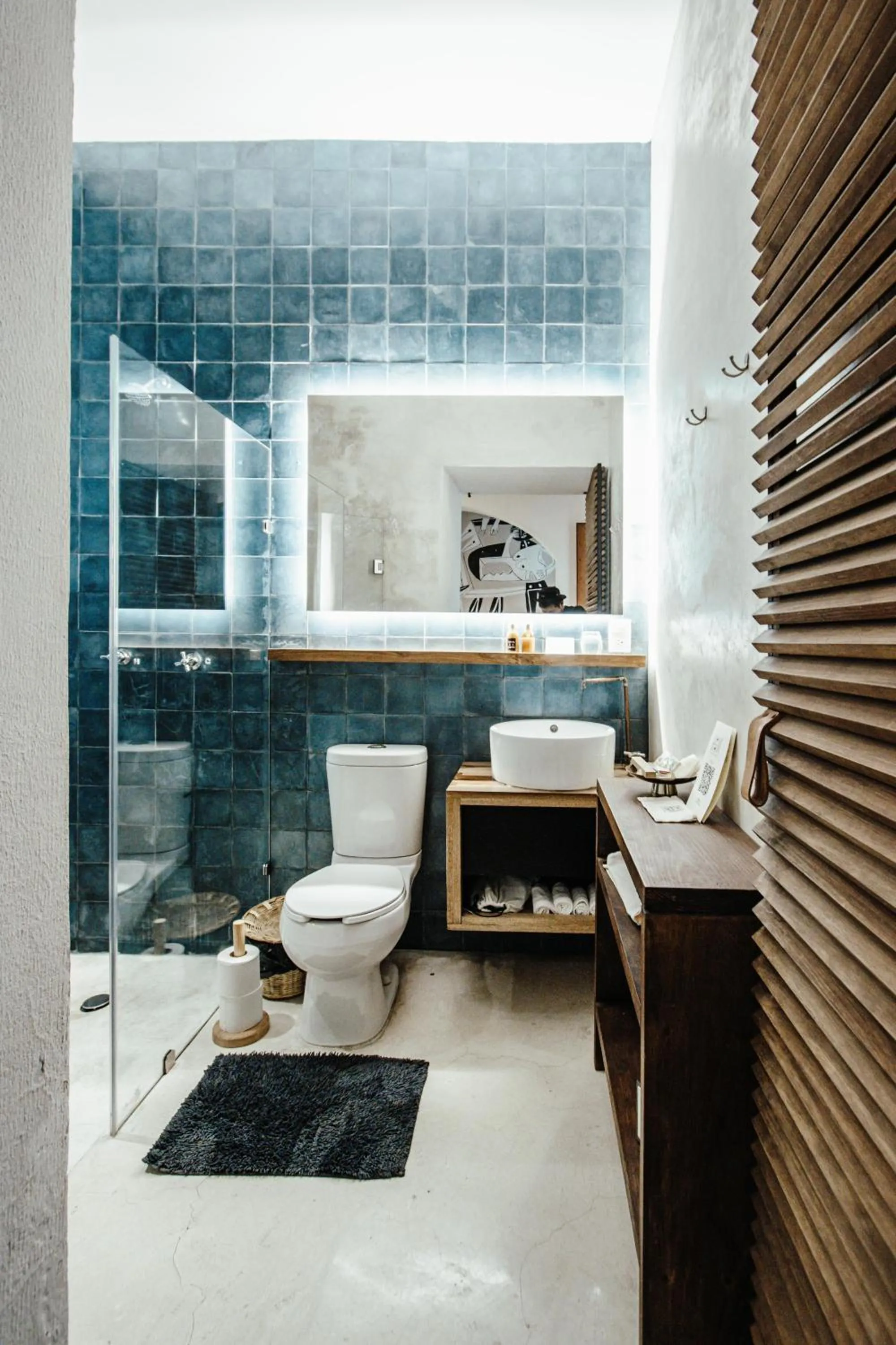 Toilet in Hotel Sin Nombre