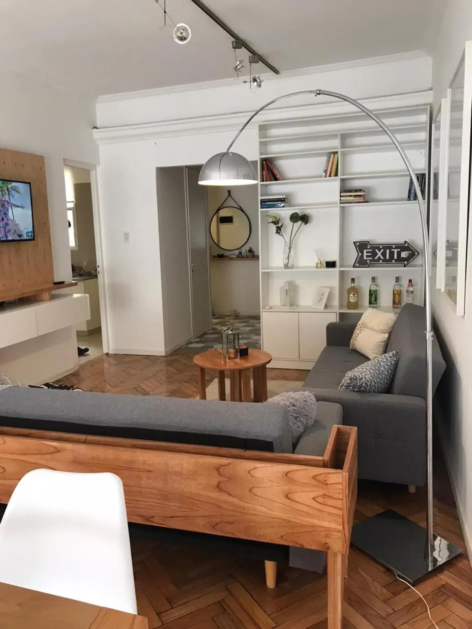 Living room in Palermo Apart By Zafiro