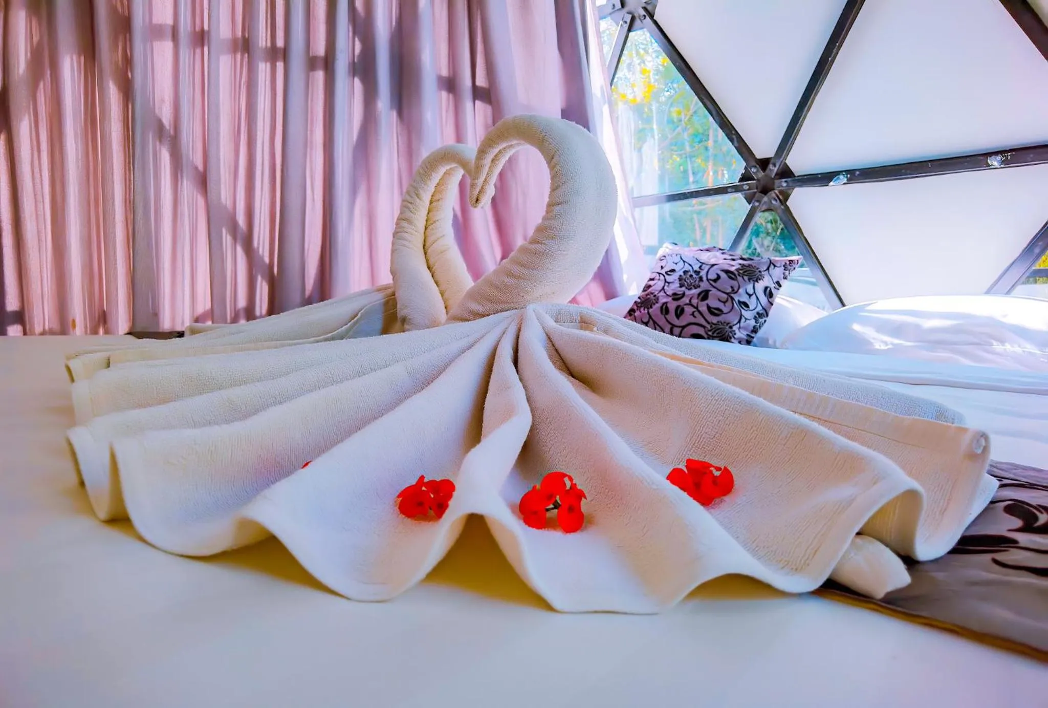 Bed in Adventure Dome Resort