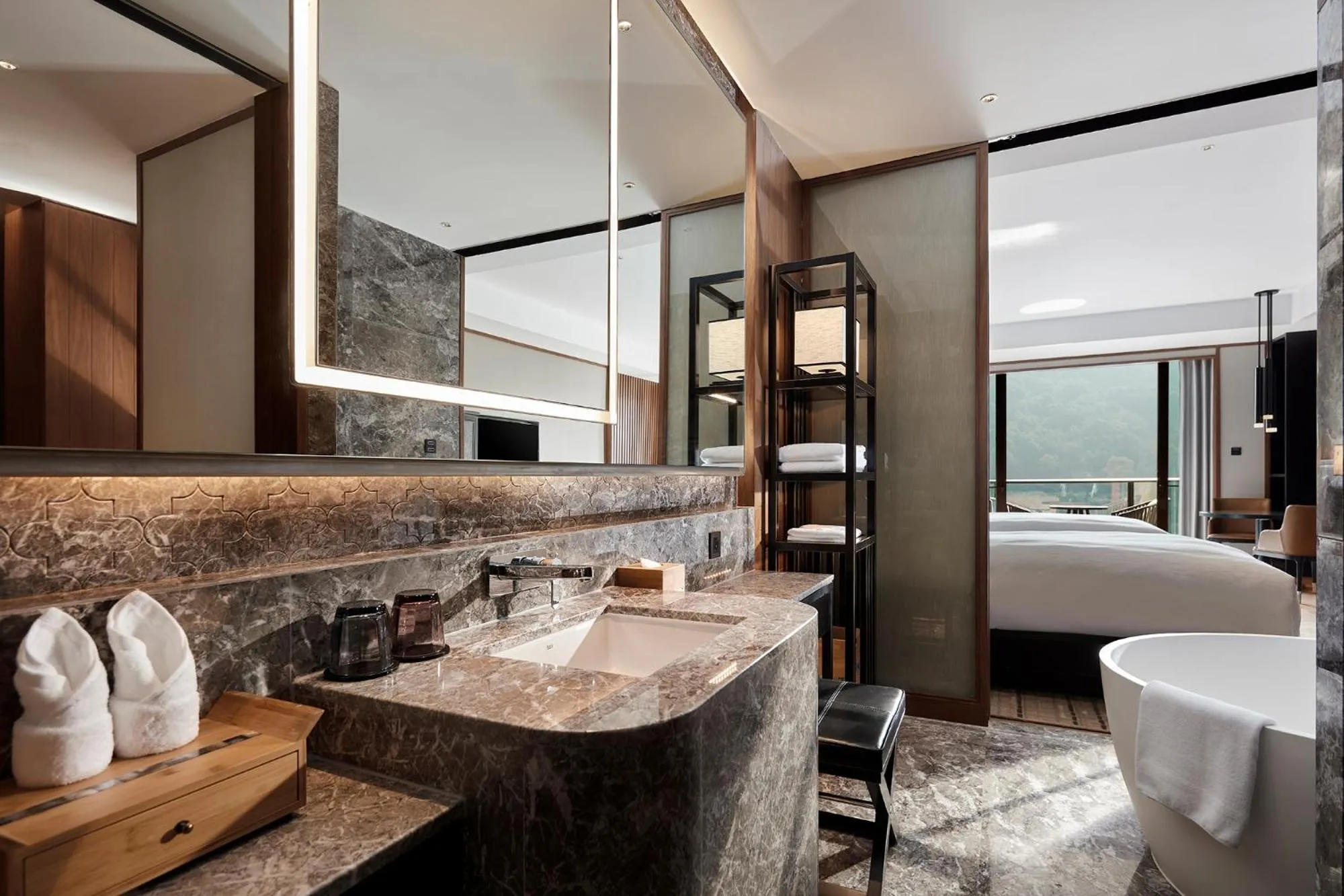 Bed in Xianghu Xiaoyao Manor