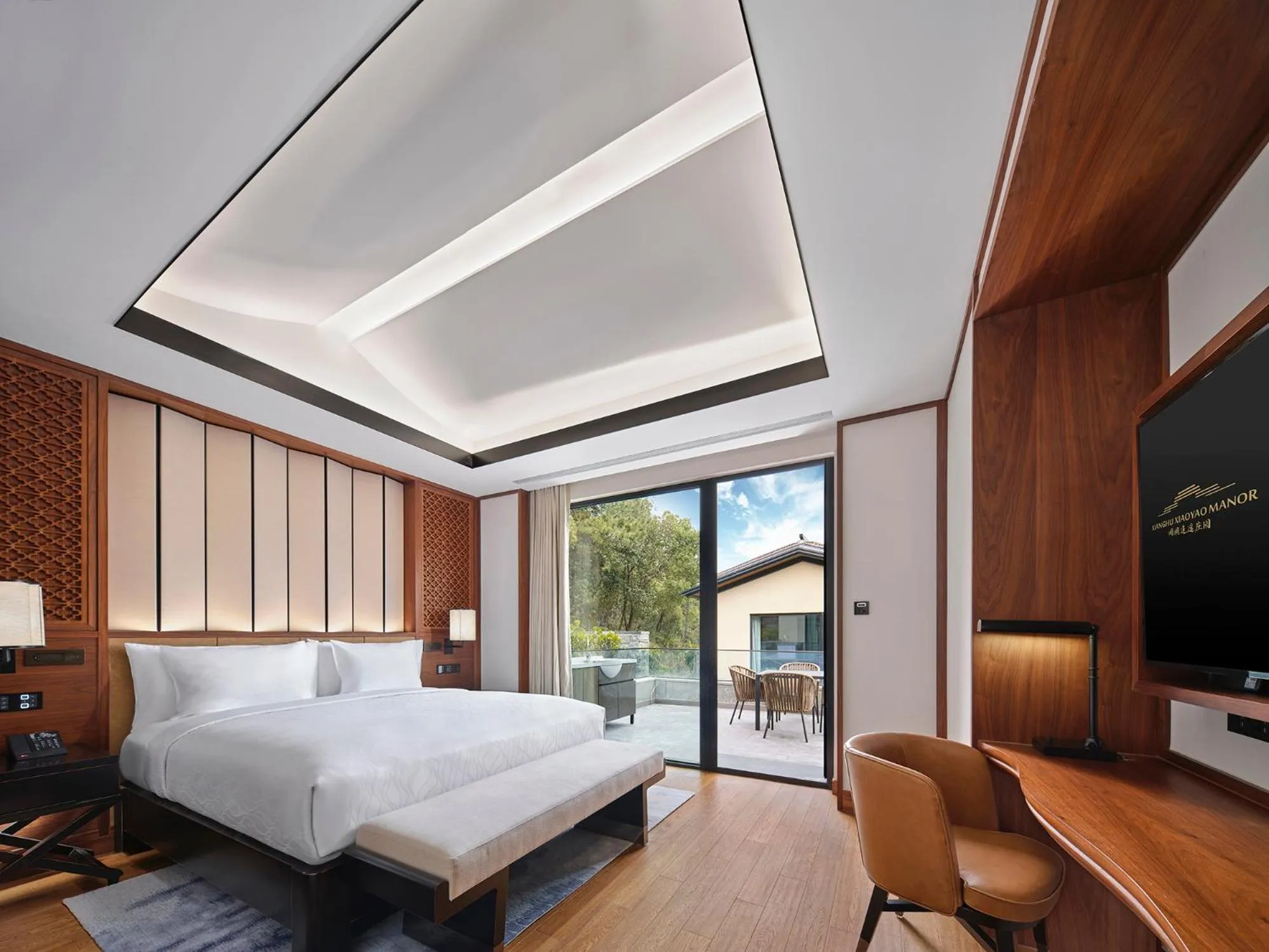 Bed in Xianghu Xiaoyao Manor